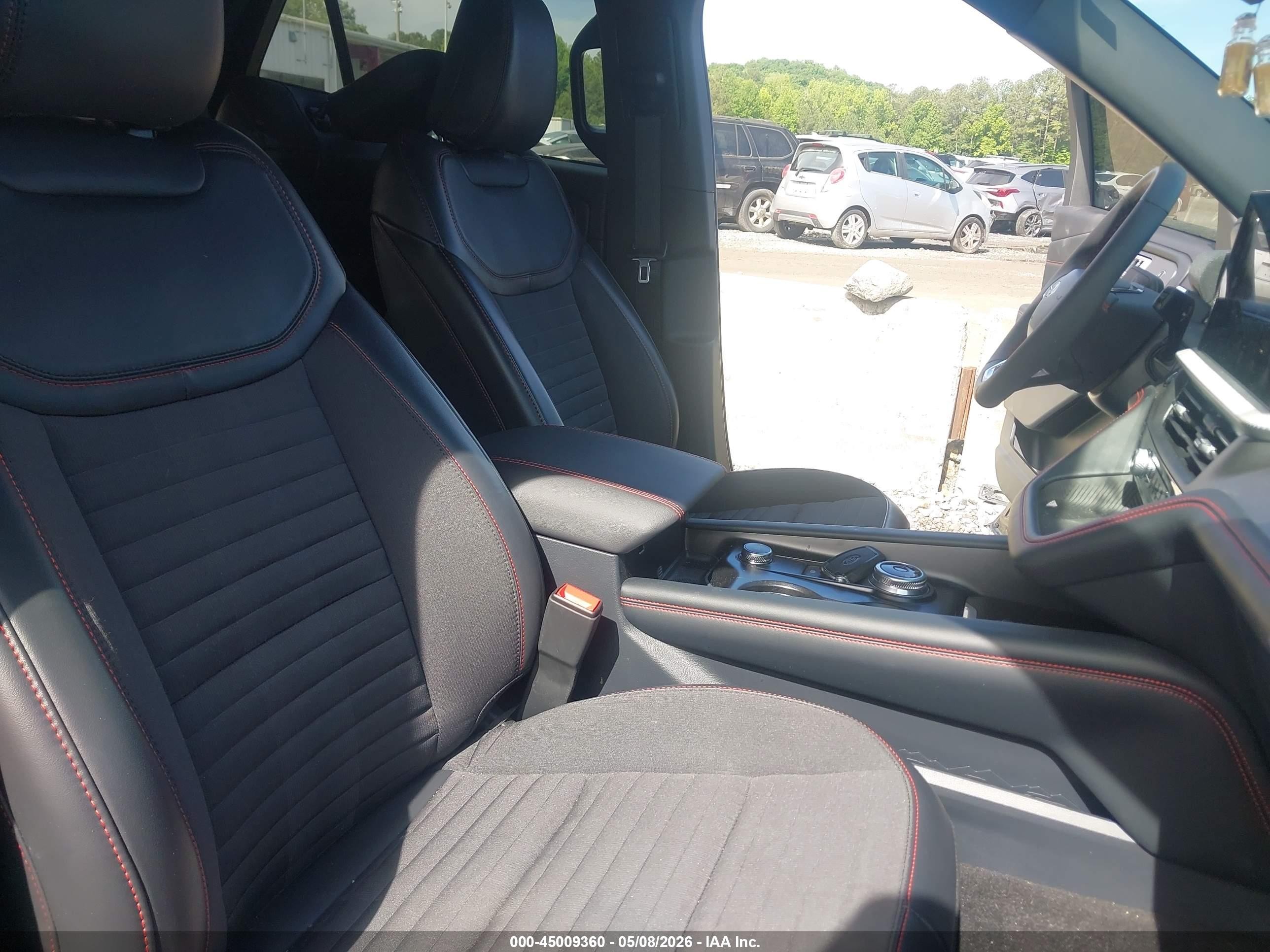 2025 Ford Explorer St-line Черный vin: 1FMUK7KH9SGC90199