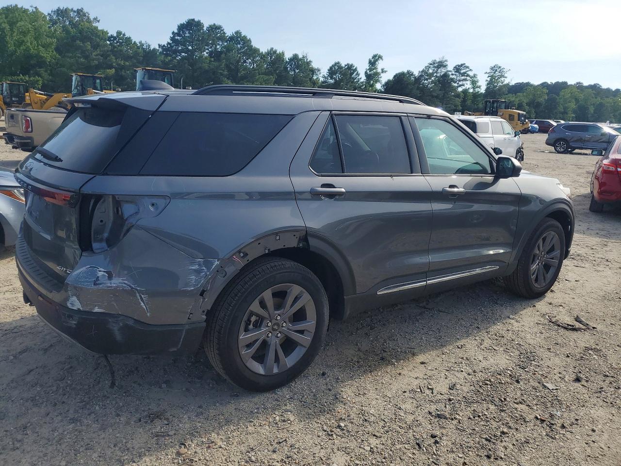 2025 Ford Explorer Active Серый vin: 1FMUK8DH0SGC65677