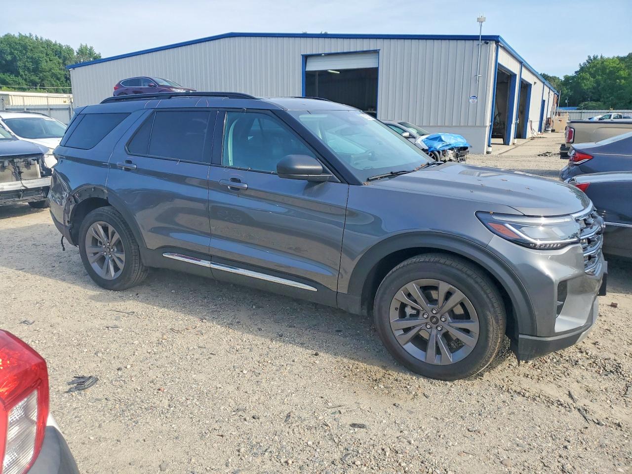 2025 Ford Explorer Active Серый vin: 1FMUK8DH0SGC65677