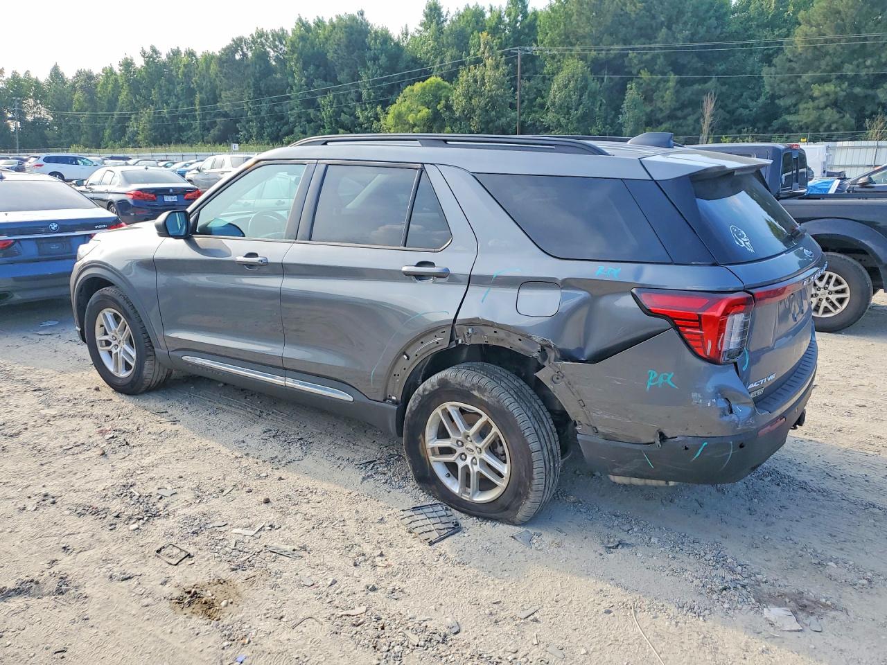 2025 Ford Explorer Active Charcoal vin: 1FMUK8DH5SGC86881