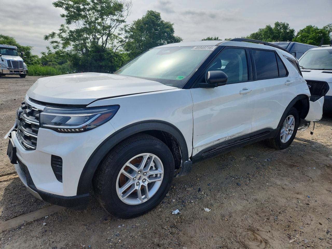 2026 Ford Explorer Active Белый vin: 1FMUK8DH7TGA66529