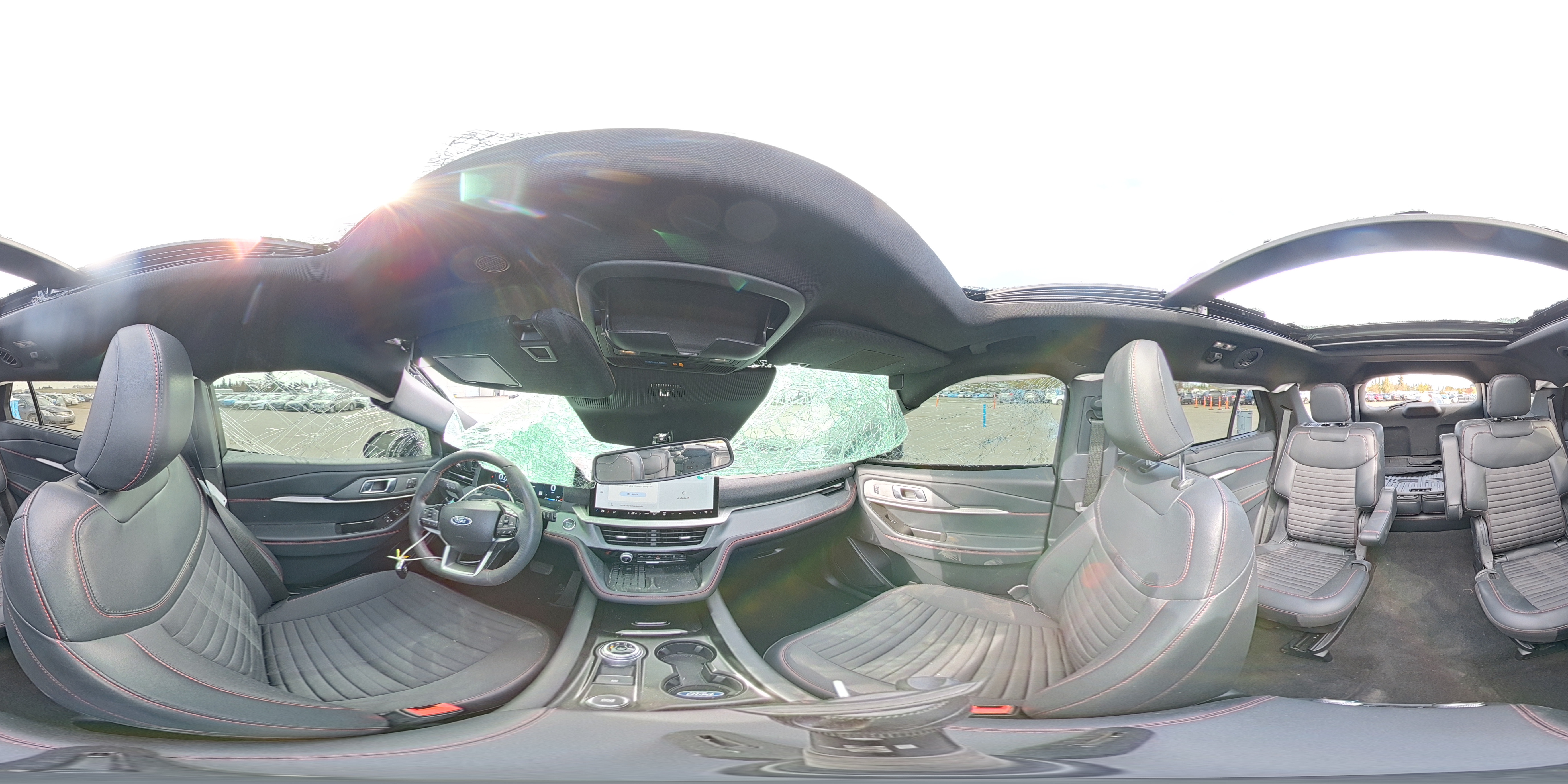 2025 Ford Explorer St-line Черный vin: 1FMUK8KH1SGA97731