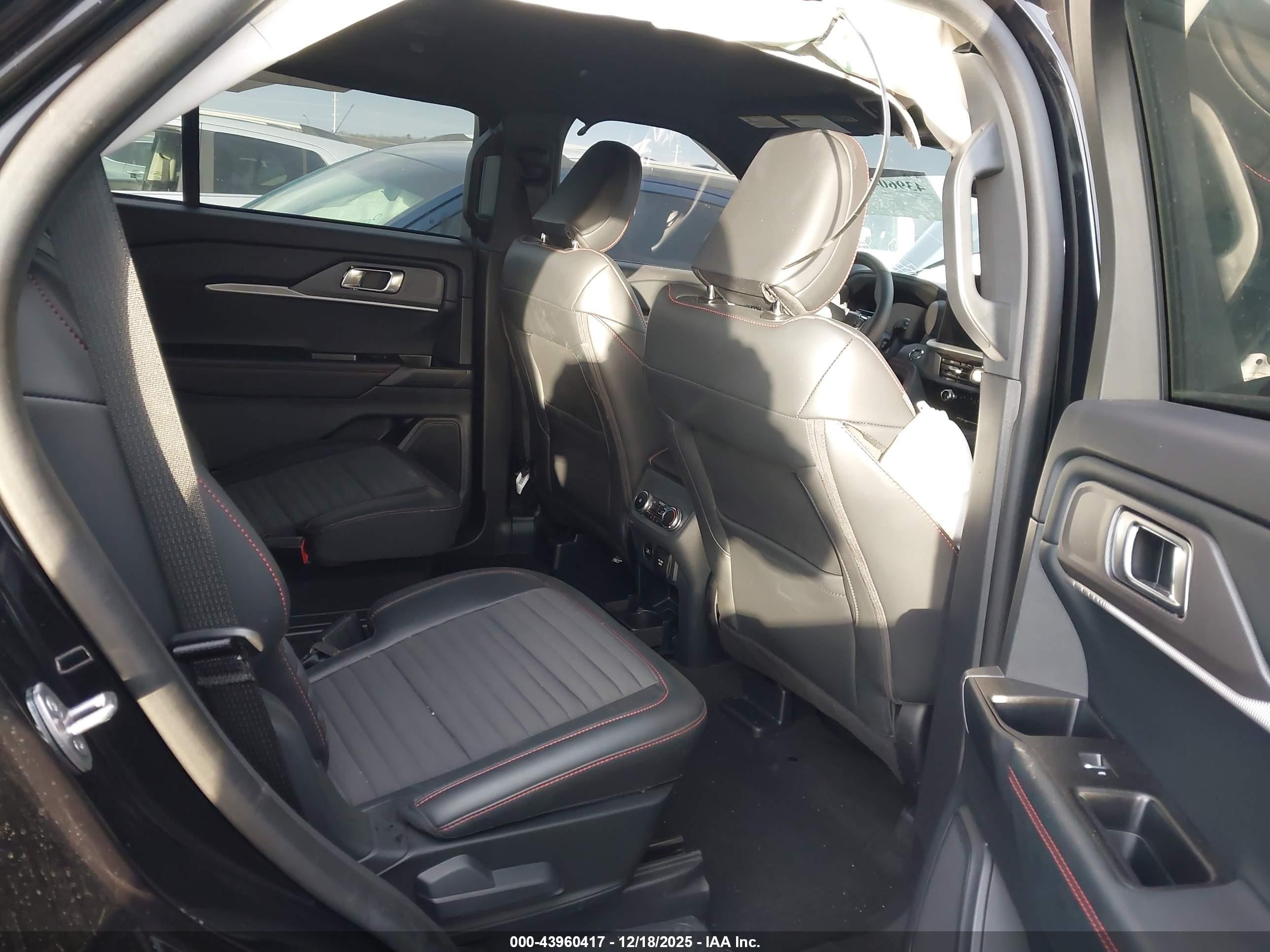 2025 Ford Explorer St-line Black vin: 1FMUK8KH9SGC29781