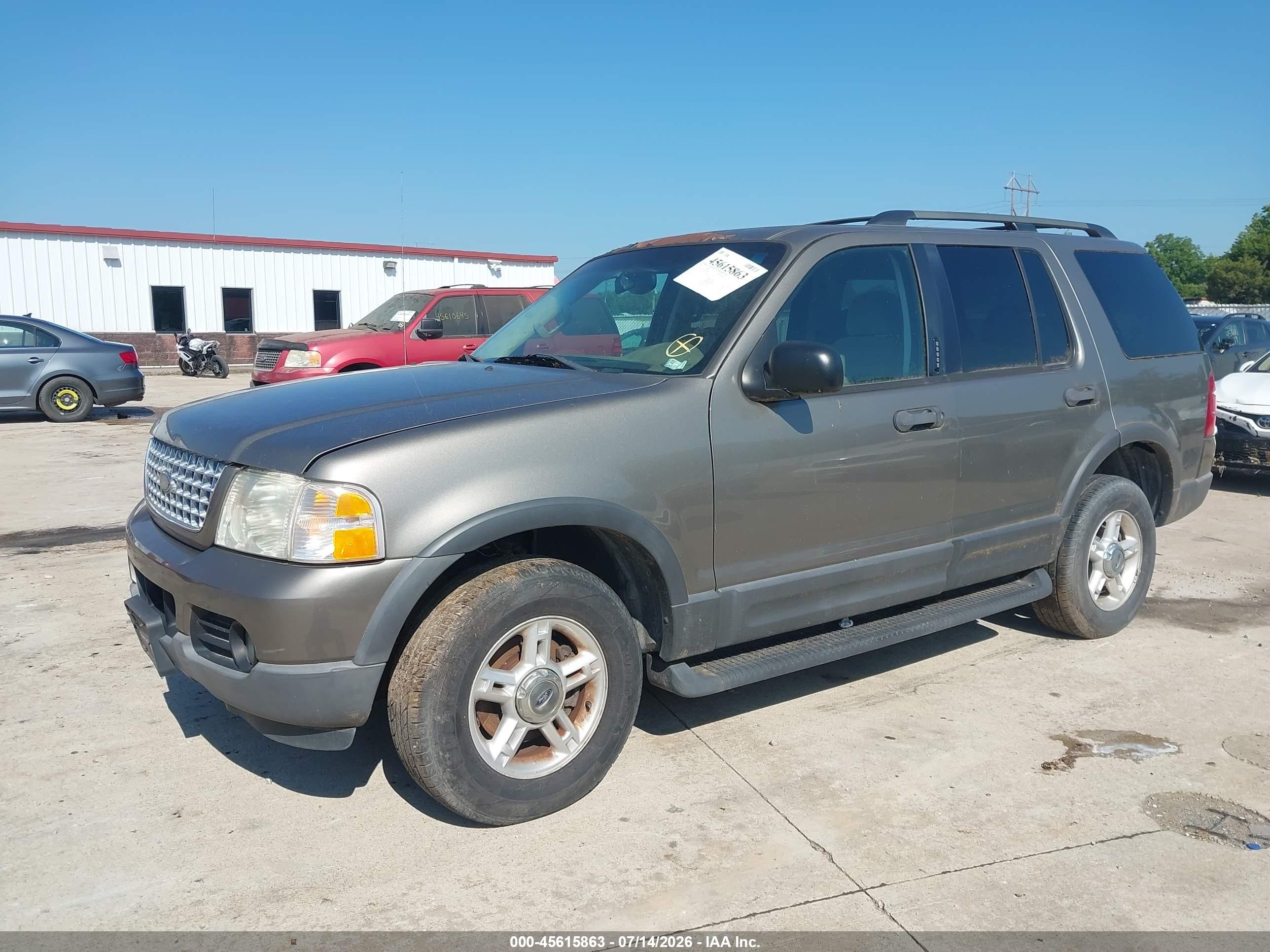 2003 Ford Explorer Xlt/xlt Sport/nbx Gray vin: 1FMVU73W13ZB21961