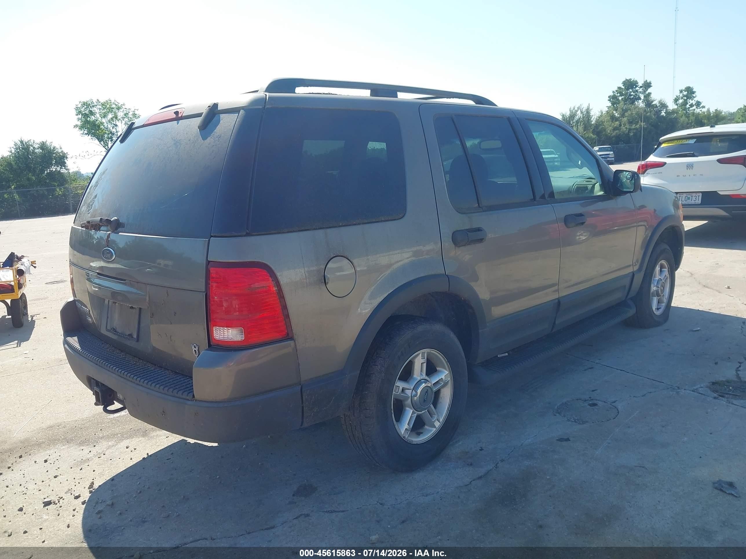 2003 Ford Explorer Xlt/xlt Sport/nbx Gray vin: 1FMVU73W13ZB21961