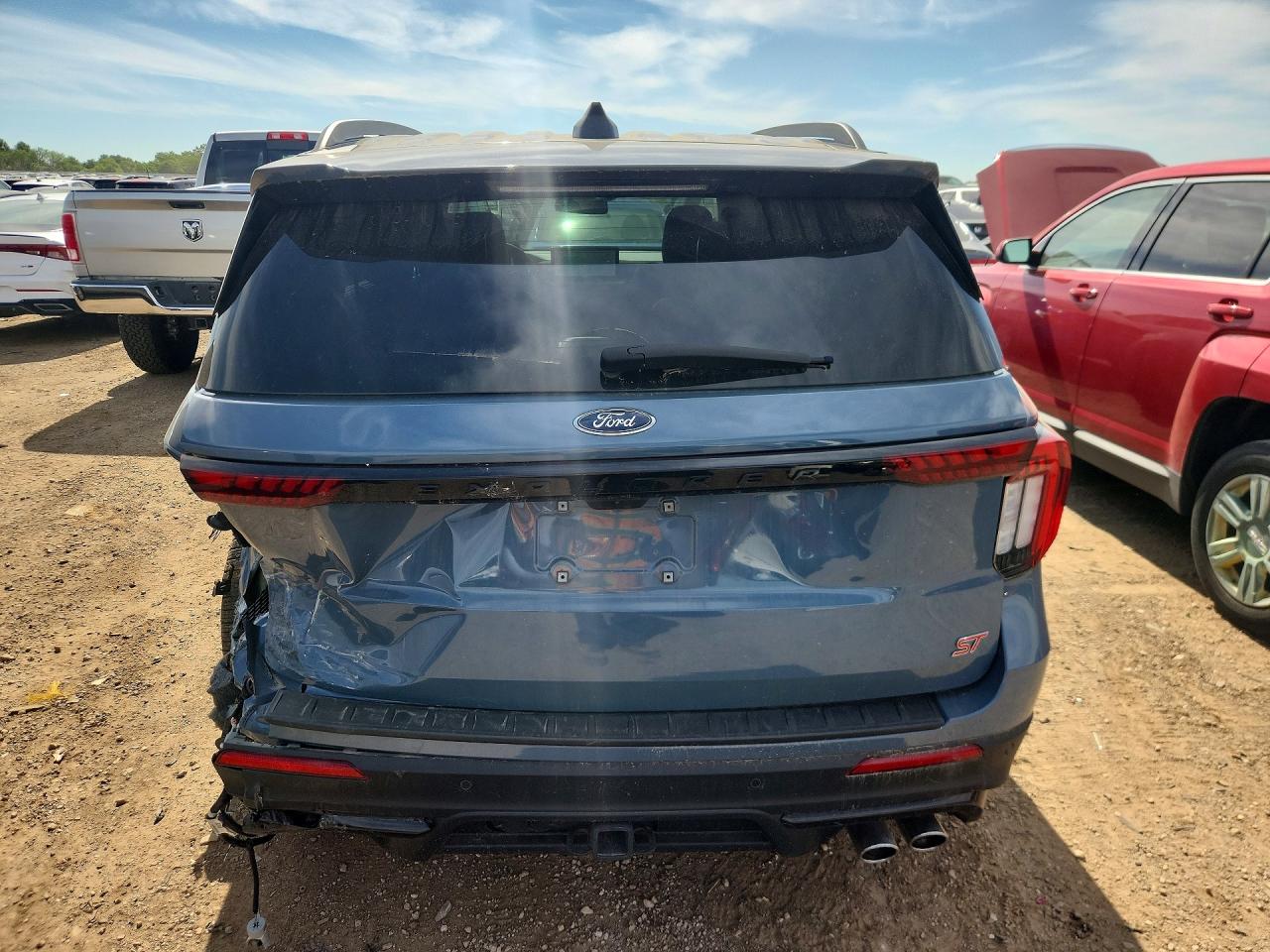 2025 Ford Explorer St Серый vin: 1FMWK8GC0SGA22525