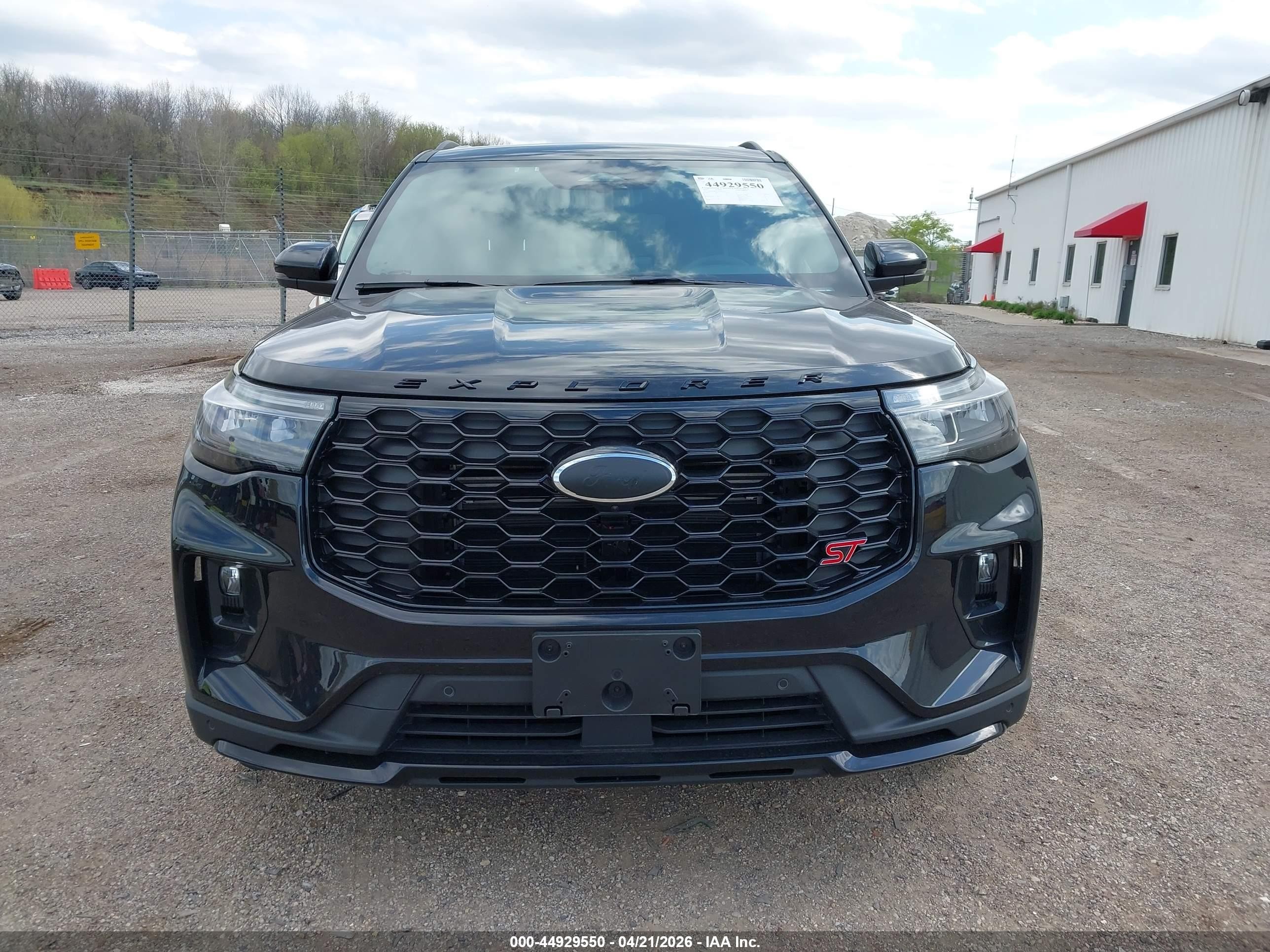 2026 Ford Explorer St Black vin: 1FMWK8GC7TGB11722