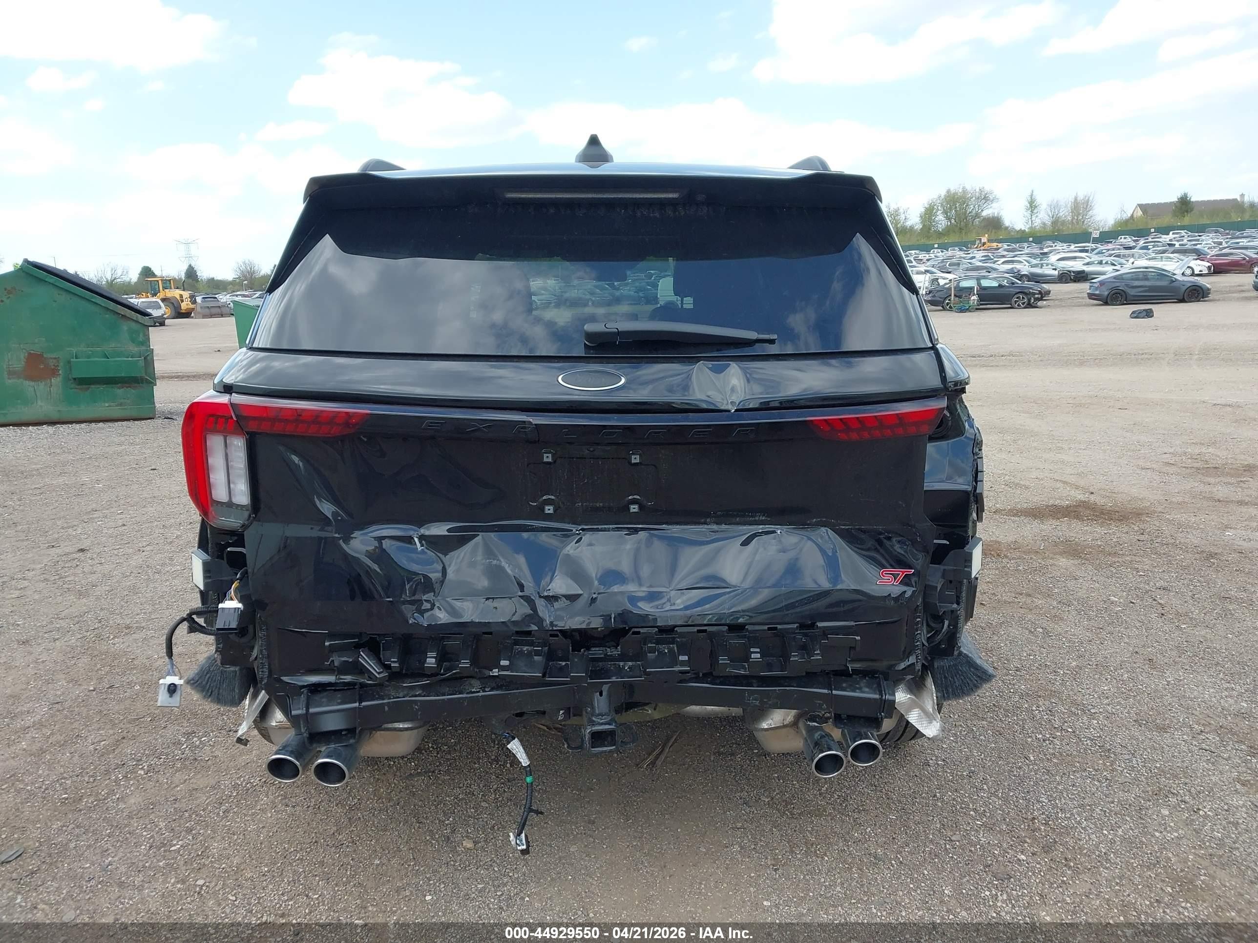 2026 Ford Explorer St Black vin: 1FMWK8GC7TGB11722
