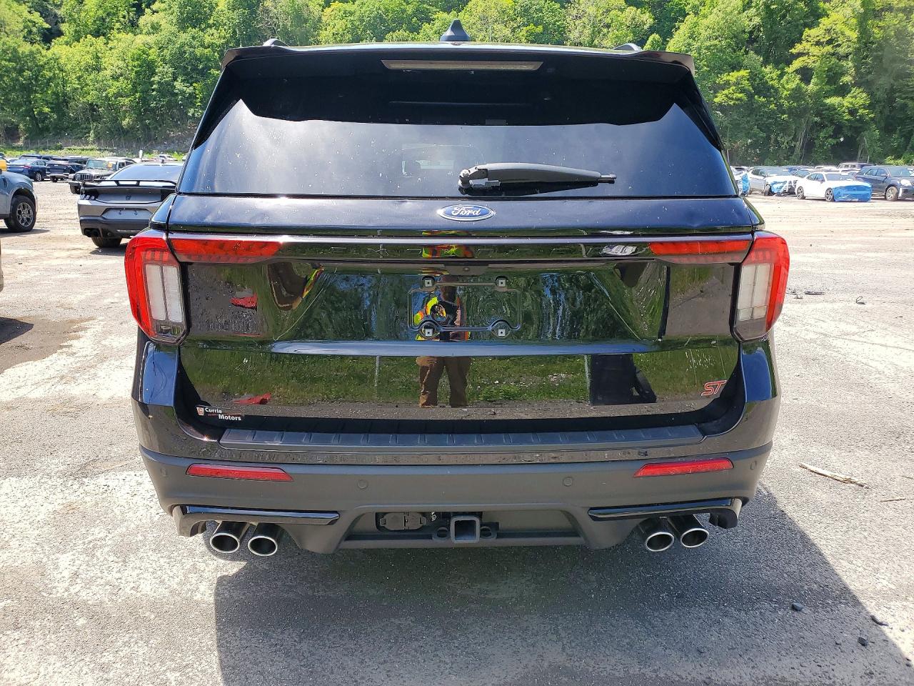2025 Ford Explorer St Black vin: 1FMWK8GC8SGC18406