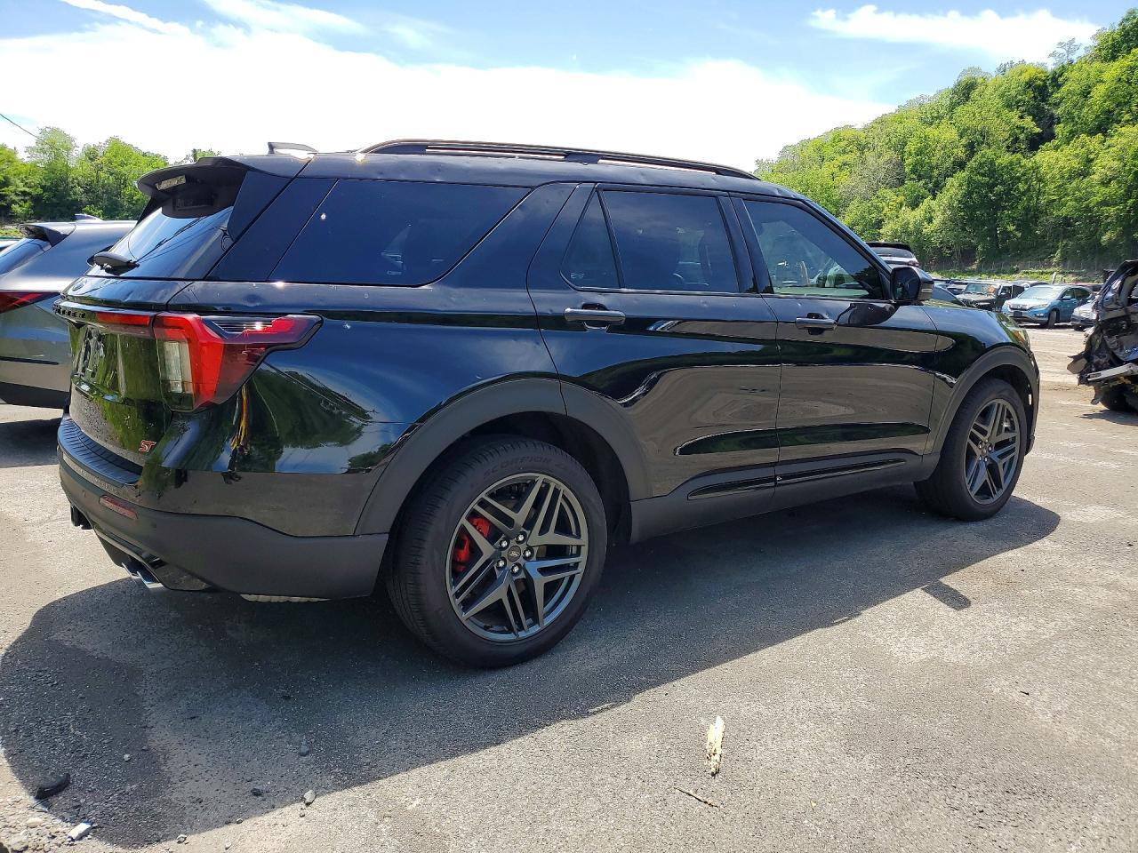 2025 Ford Explorer St Black vin: 1FMWK8GC8SGC18406