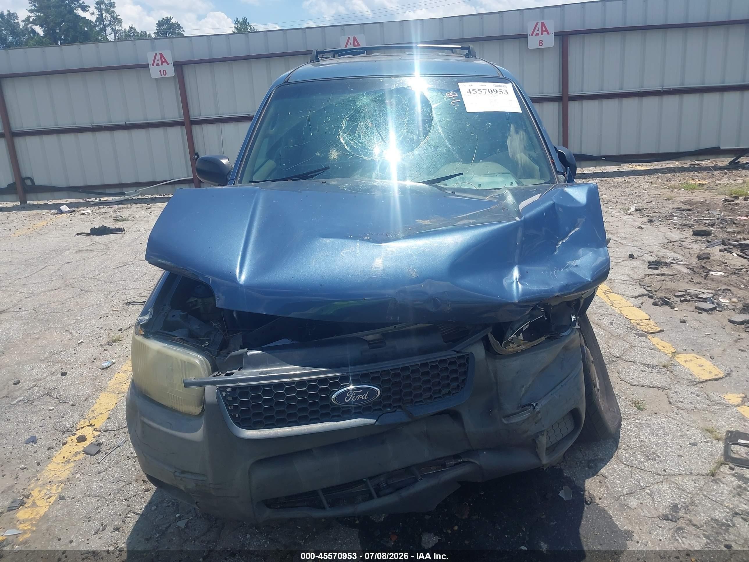 2001 Ford Escape Xls Синий vin: 1FMYU01101KA80934