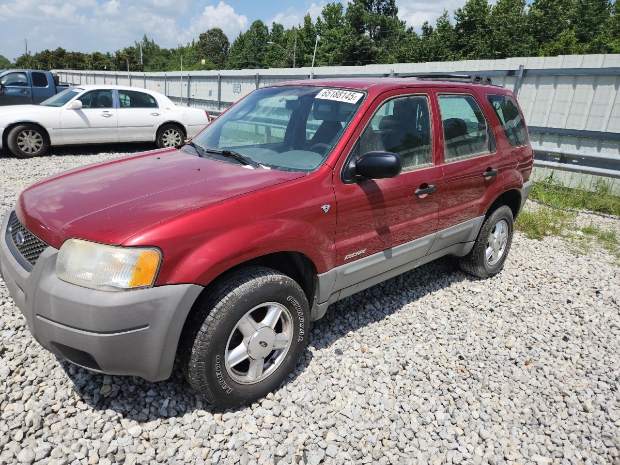 2001 Ford Escape Xls Red vin: 1FMYU01101KB29324