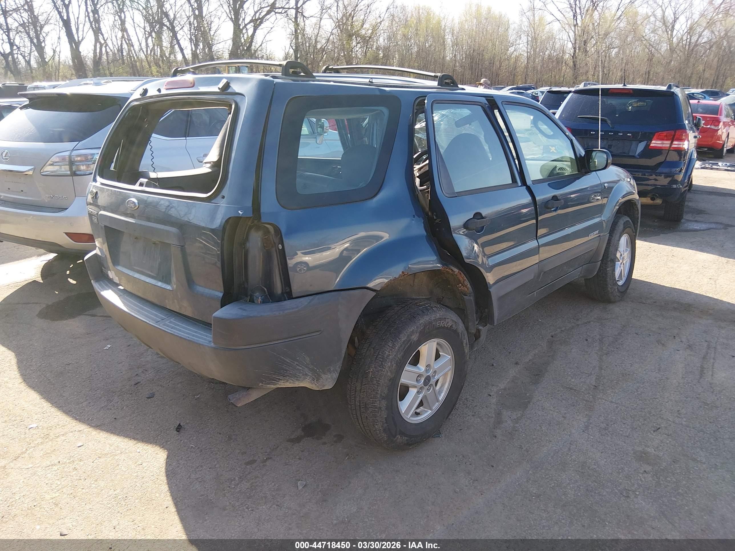 2001 Ford Escape Xls Blue vin: 1FMYU01111KA48512