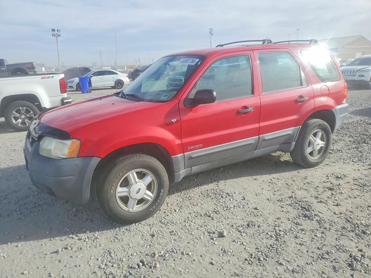 2002 Ford Escape Red vin: 1FMYU01162KD84030