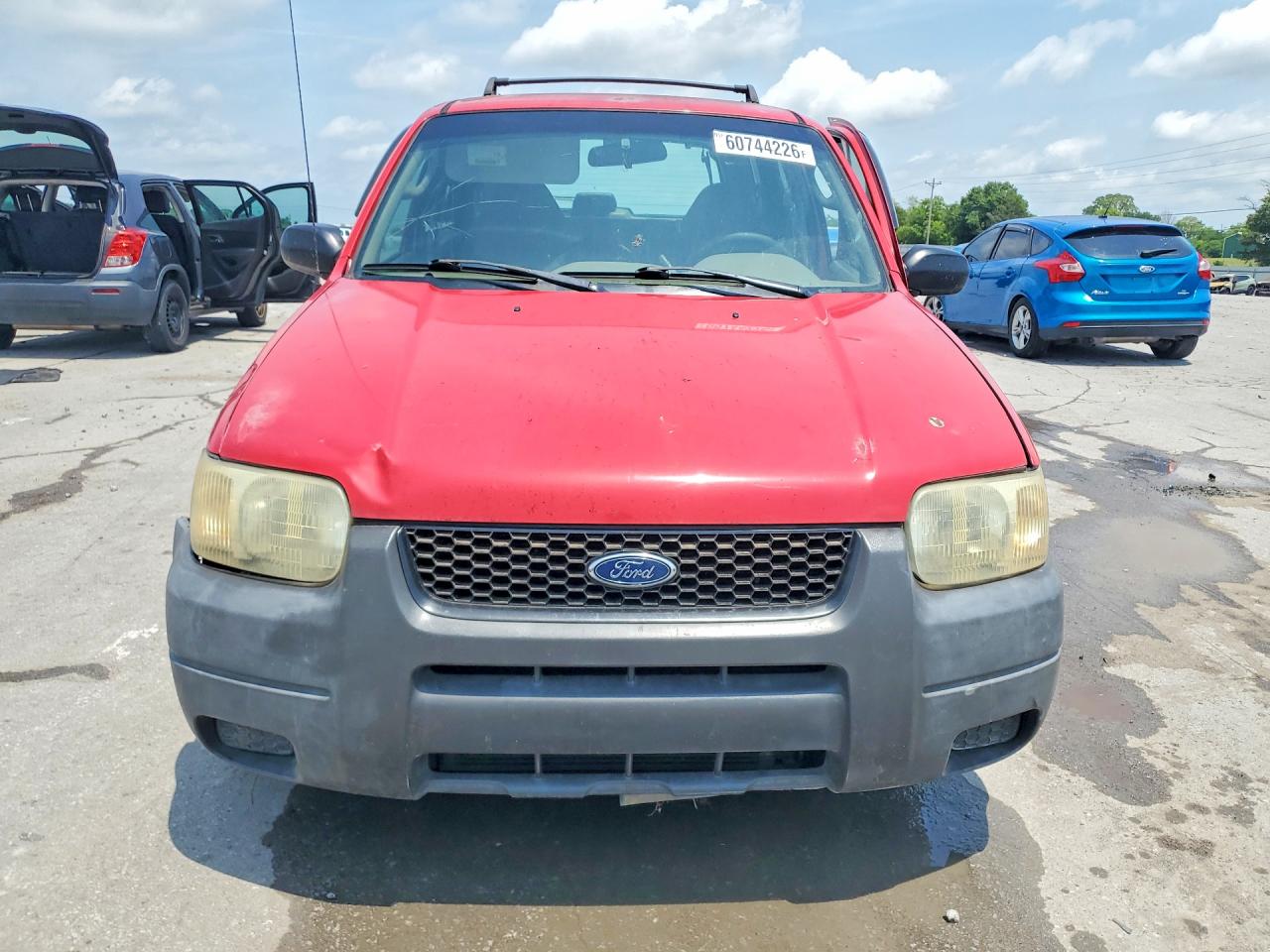 2002 Ford Escape Xls Red vin: 1FMYU011X2KB70173