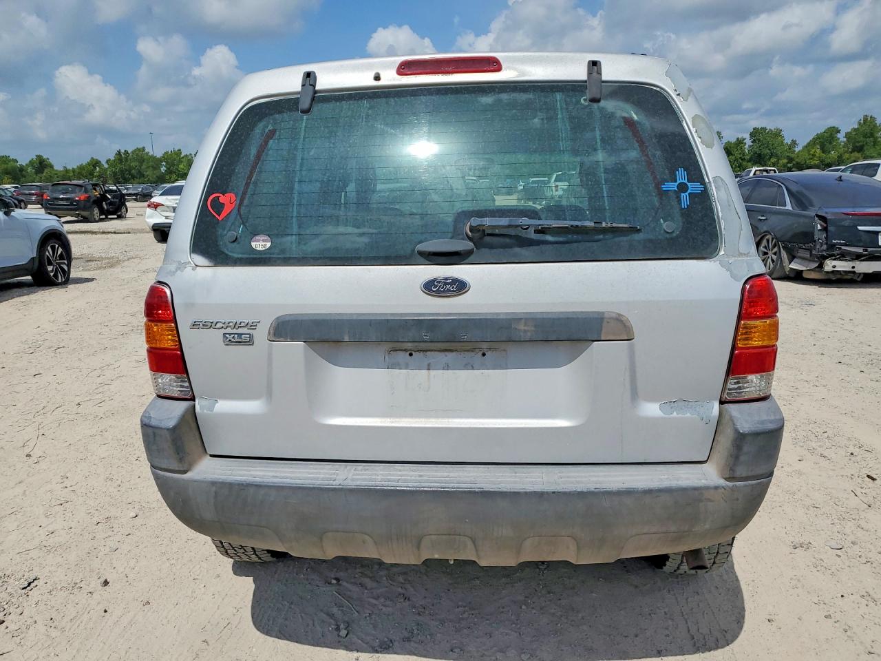 2002 Ford Escape Xls Silver vin: 1FMYU01B62KA44420