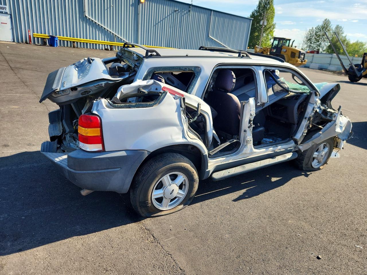 2002 Ford Escape Xls Silver vin: 1FMYU02122KC84635