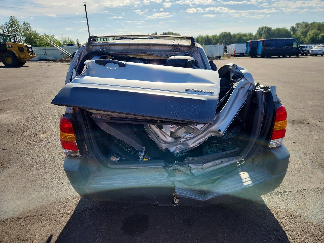 2002 Ford Escape Xls Silver vin: 1FMYU02122KC84635