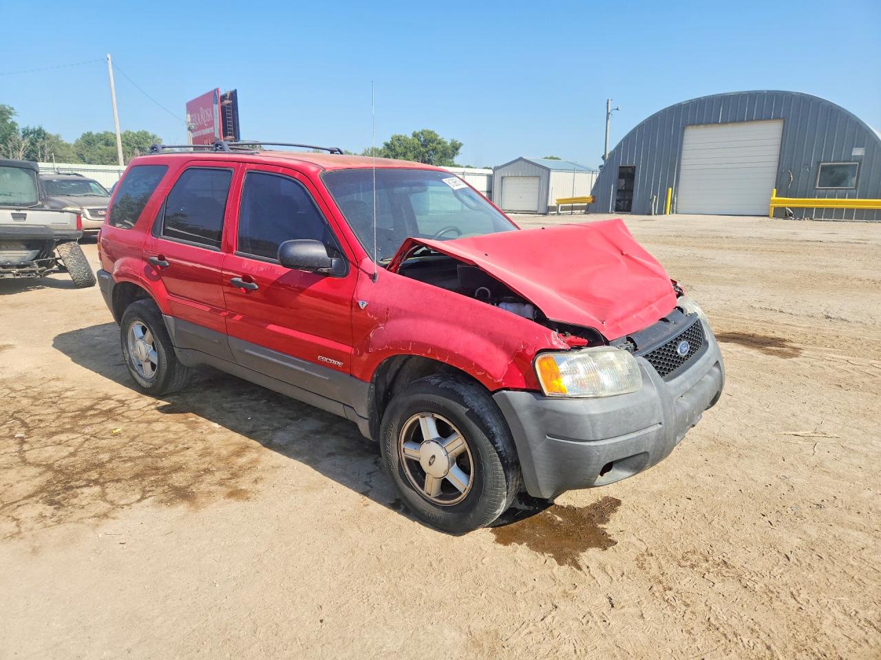 2002 Ford Escape Xls Red vin: 1FMYU02122KD81365