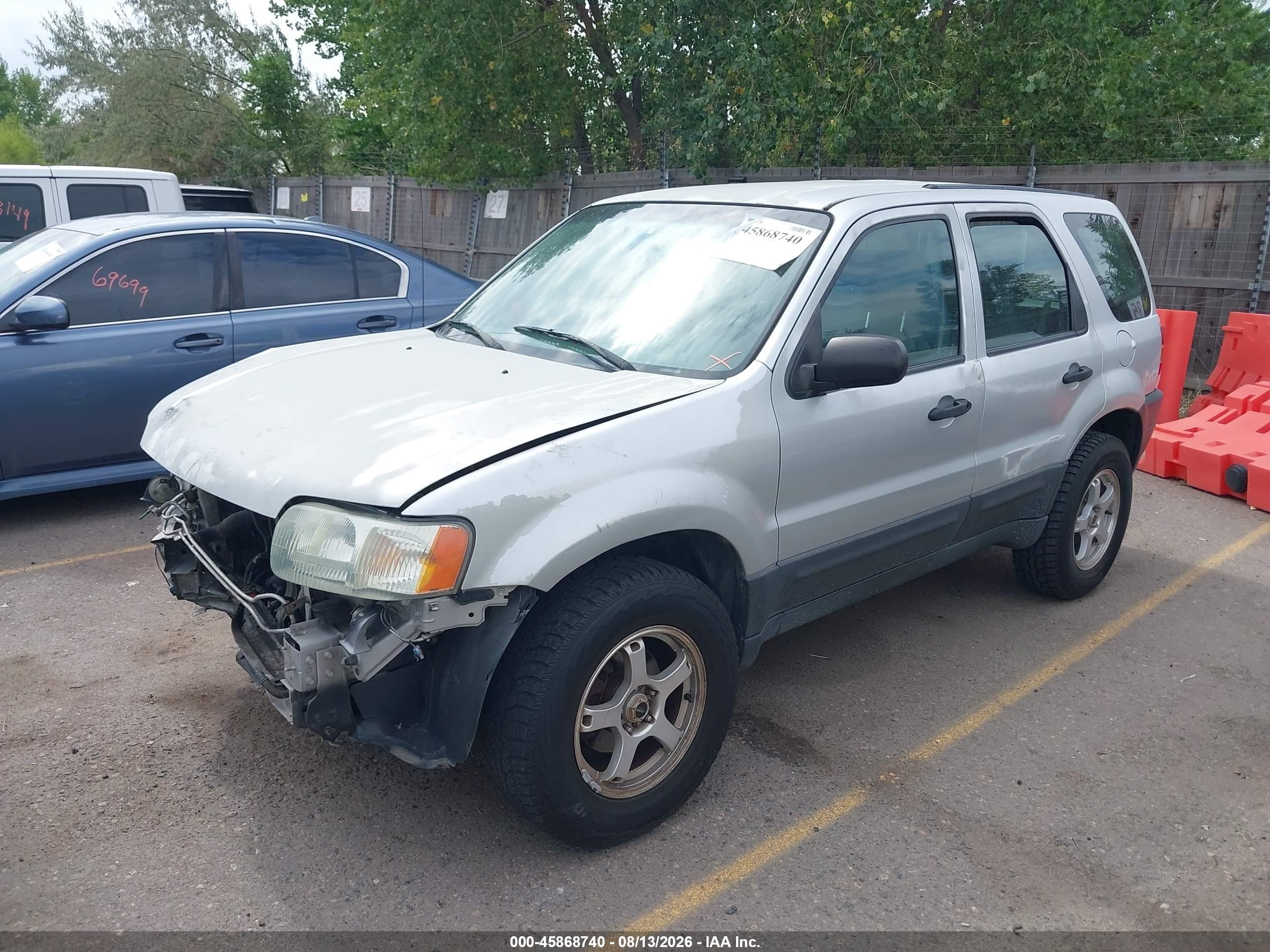 2004 Ford Escape Xls Gray vin: 1FMYU02124KA38834