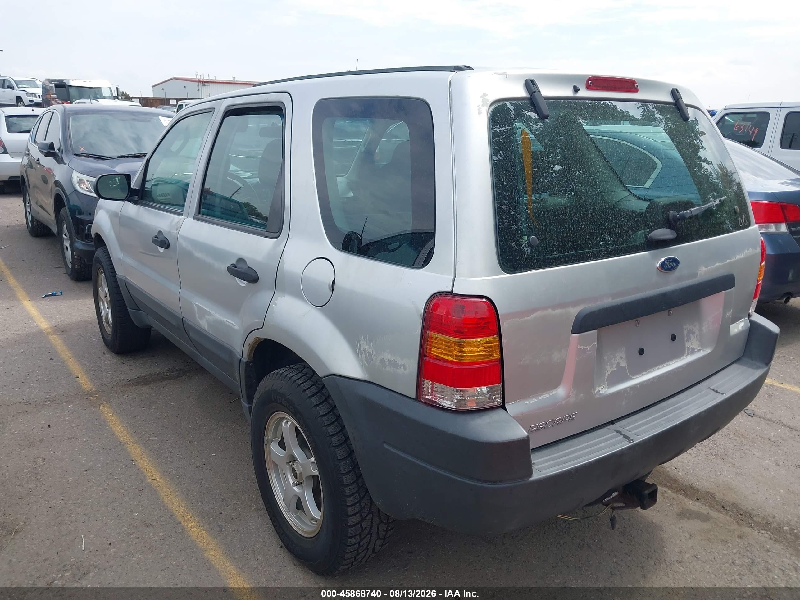 2004 Ford Escape Xls Gray vin: 1FMYU02124KA38834