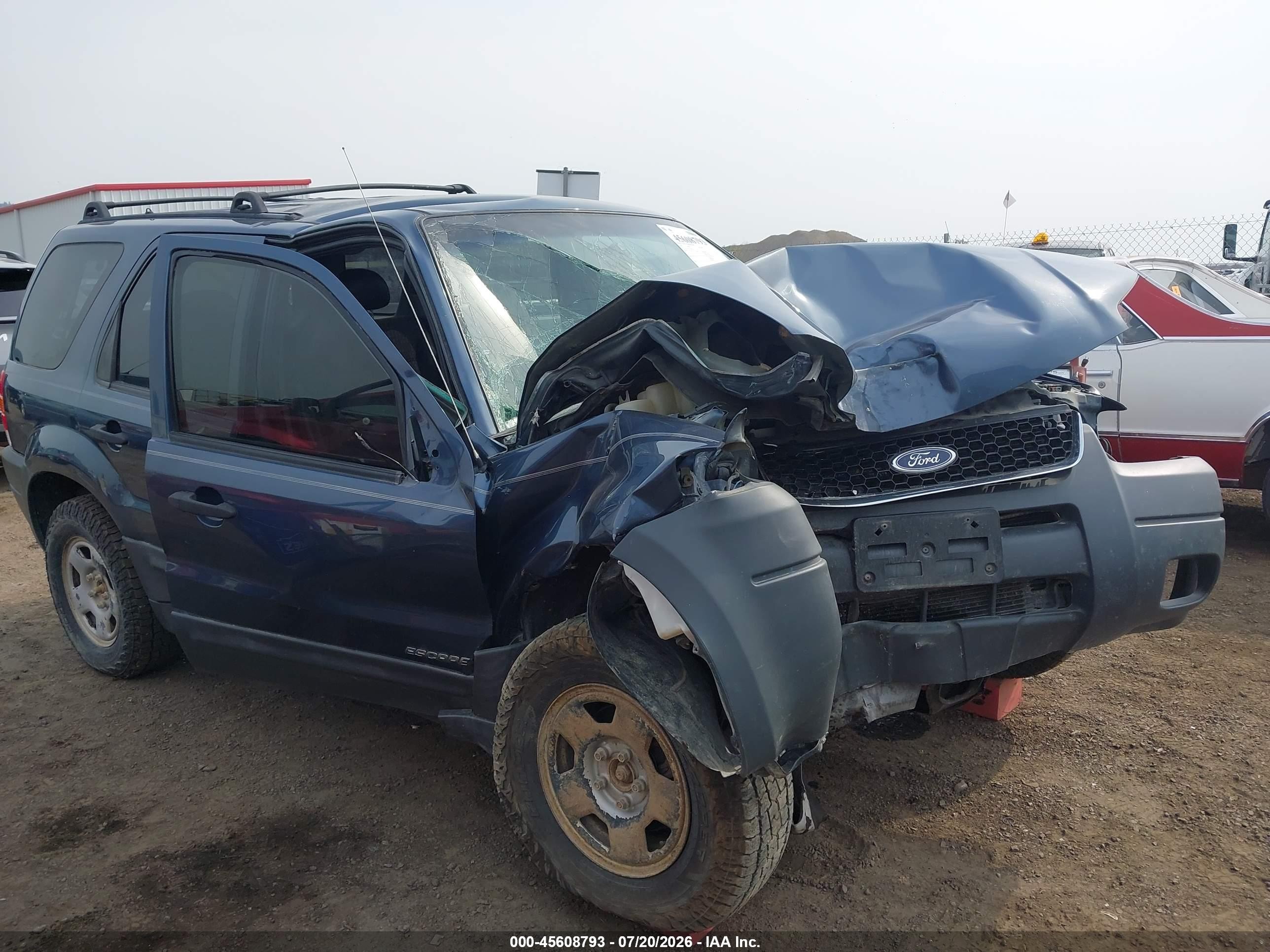 2001 Ford Escape Xls Light Blue vin: 1FMYU02131KA58151