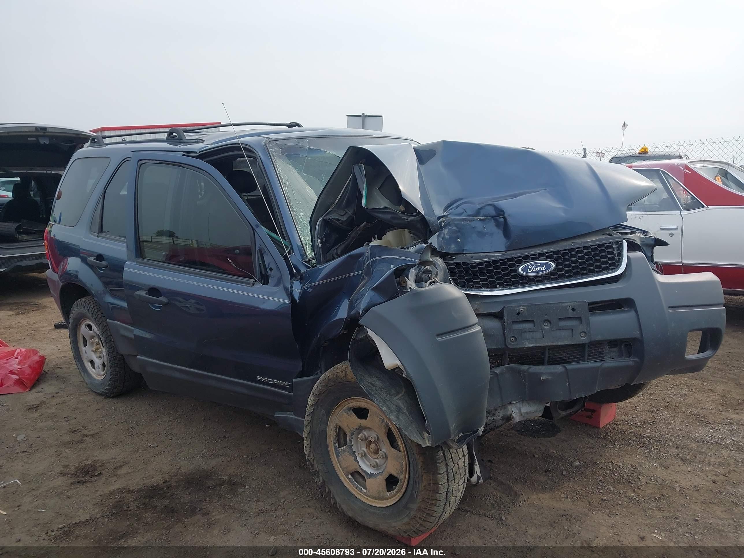 2001 Ford Escape Xls Light Blue vin: 1FMYU02131KA58151