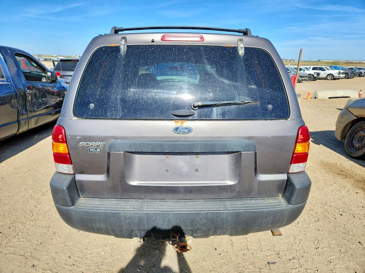 2003 Ford Escape Xls Gray vin: 1FMYU02133KB21526