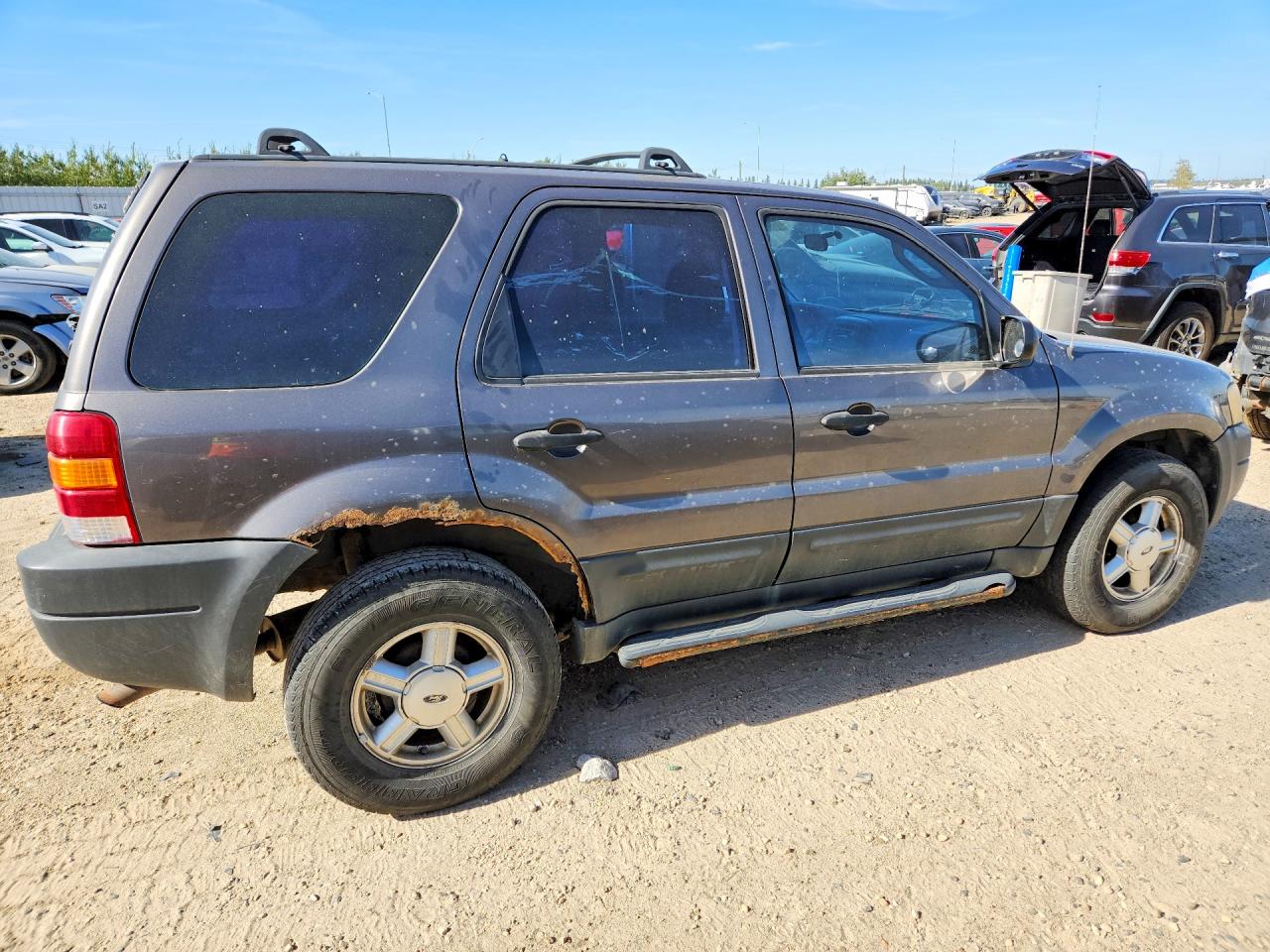 2003 Ford Escape Xls Gray vin: 1FMYU02133KB21526