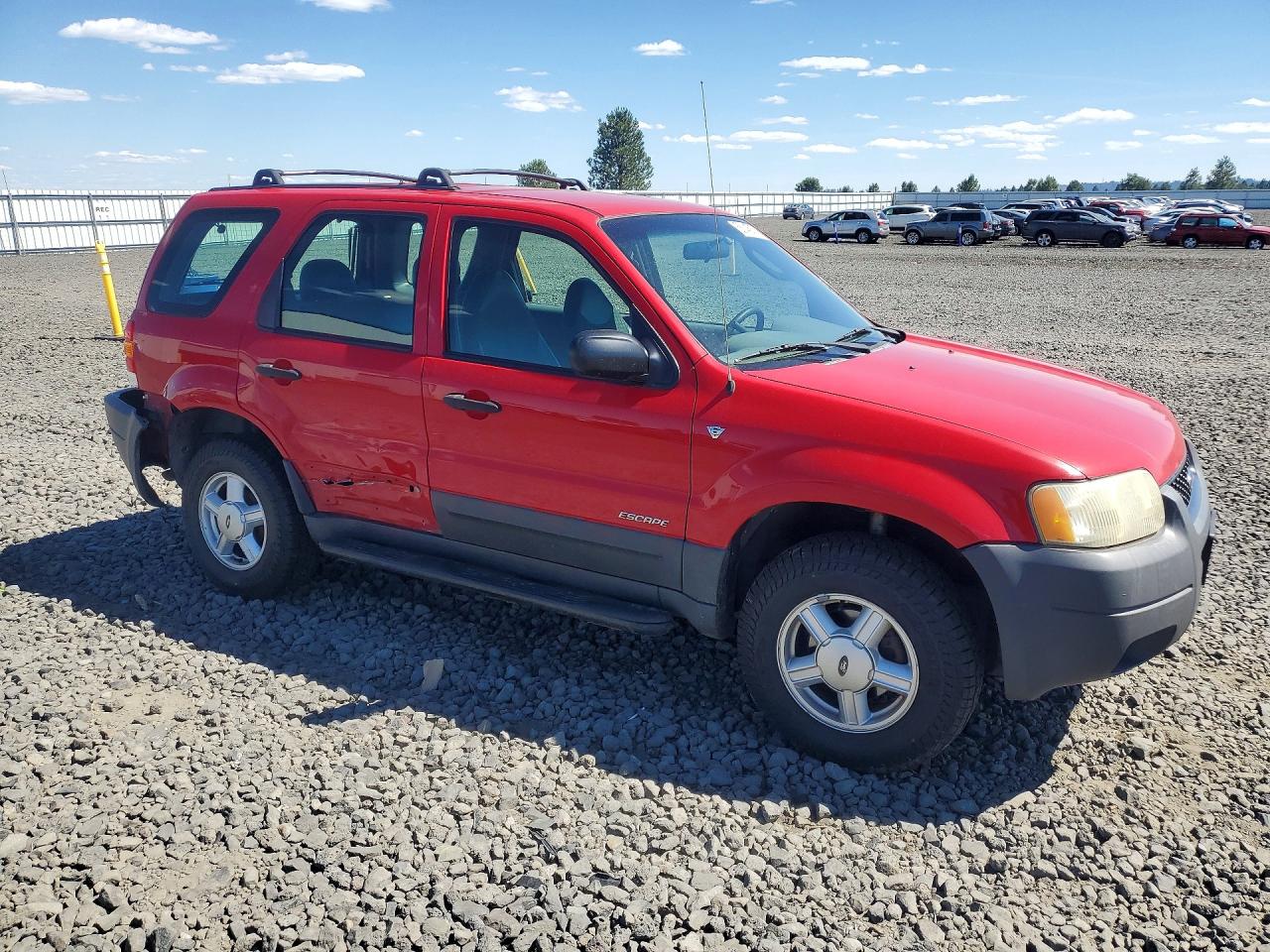 2001 Ford Escape Xls Red vin: 1FMYU02141KA25630
