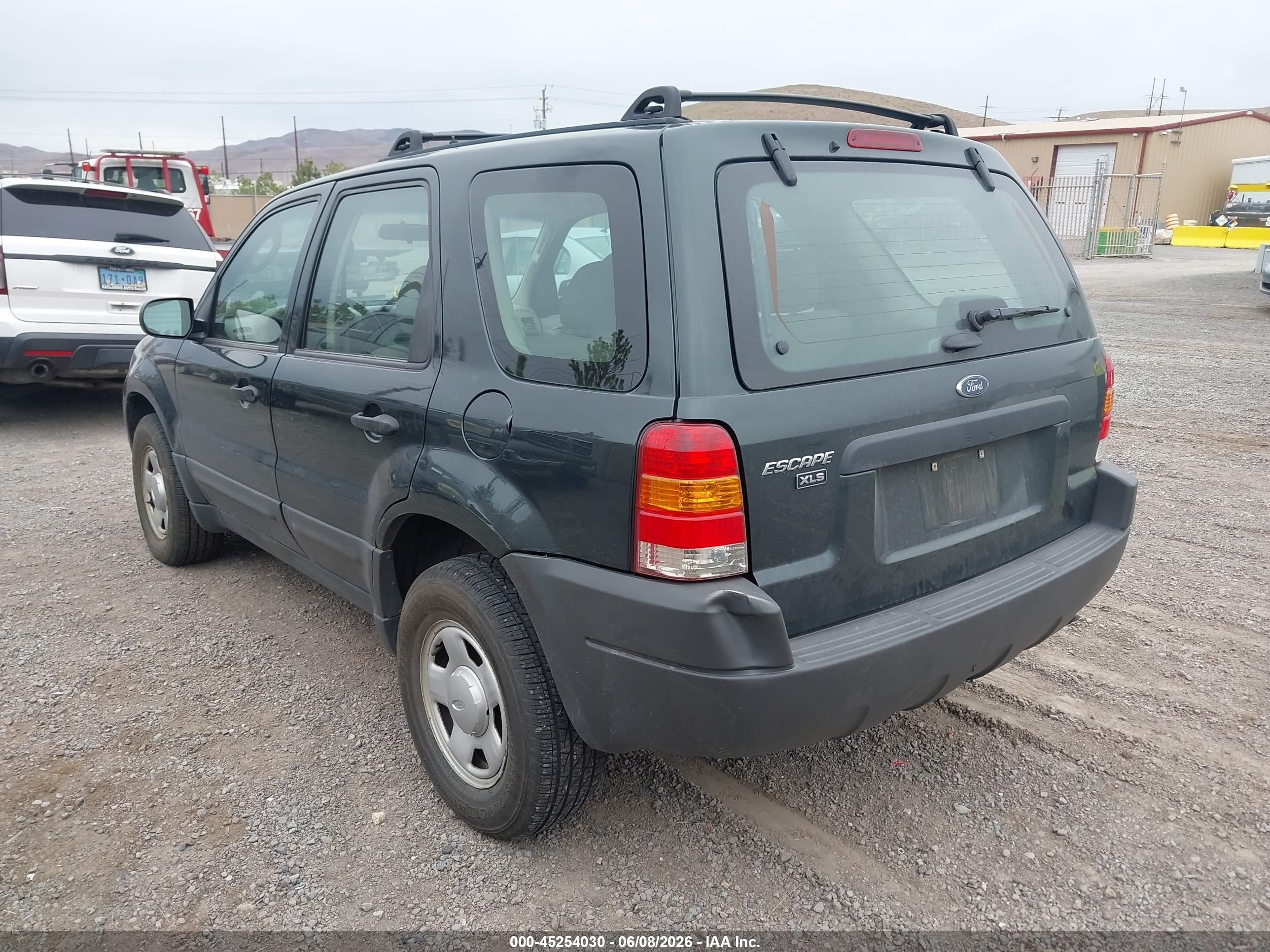 2003 Ford Escape Xls Green vin: 1FMYU02153KA40222