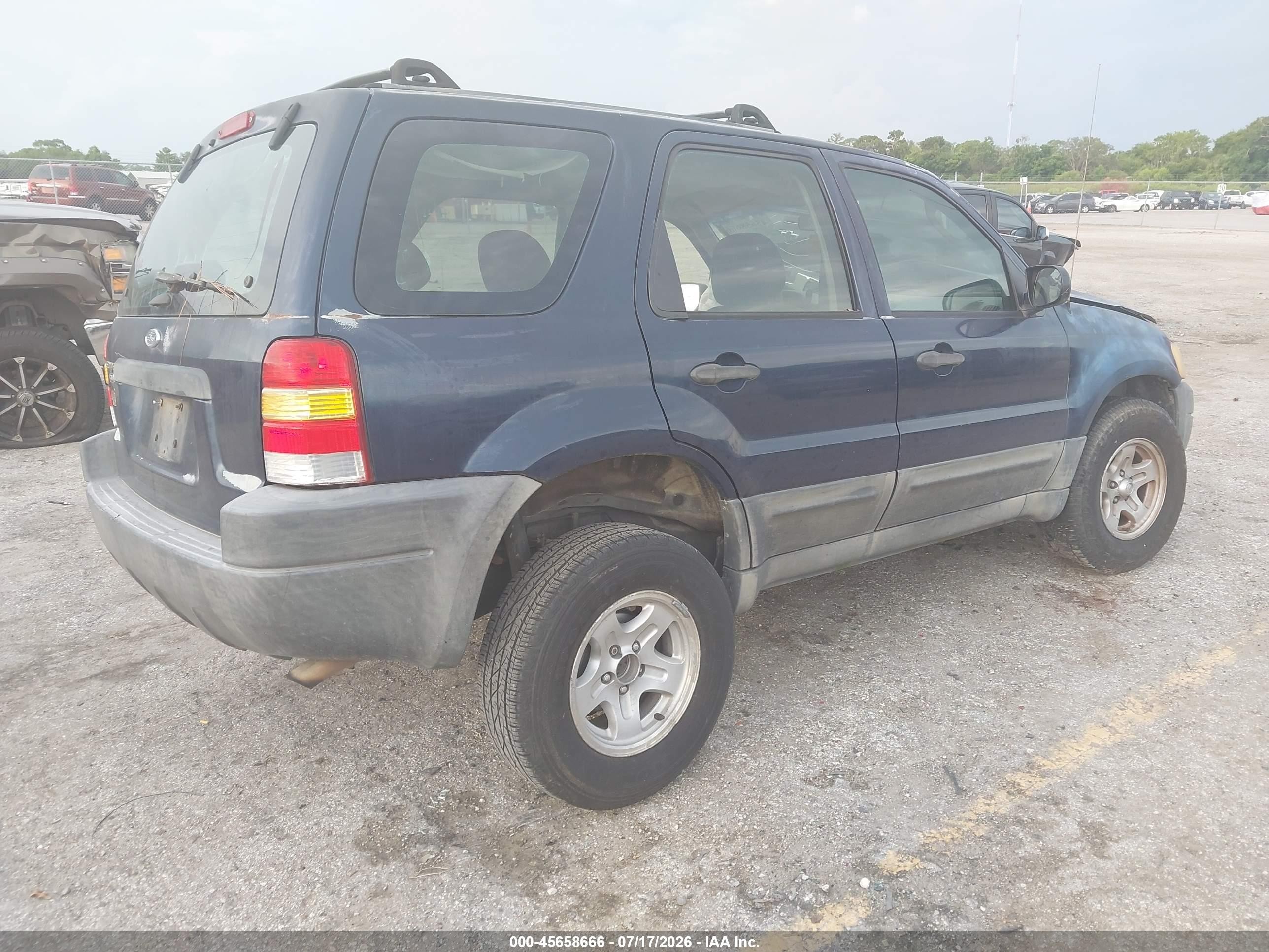 2003 Ford Escape Xls Dark Blue vin: 1FMYU02153KA91414