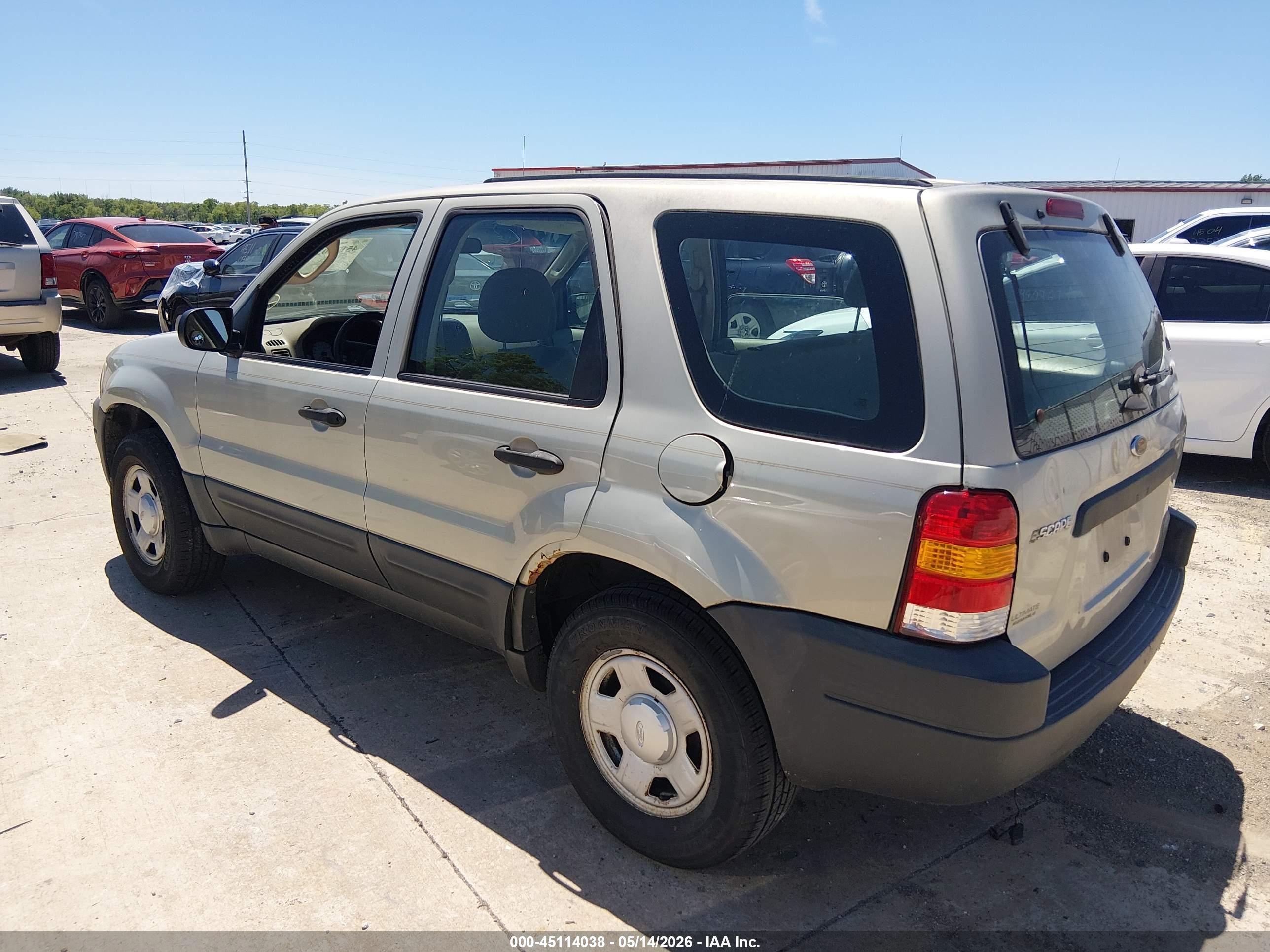2004 Ford Escape Xls Gray vin: 1FMYU02154KB22615