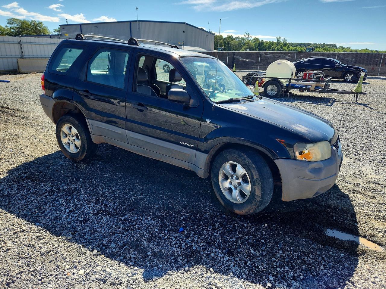 2001 Ford Escape Xls Black vin: 1FMYU021X1KF11942