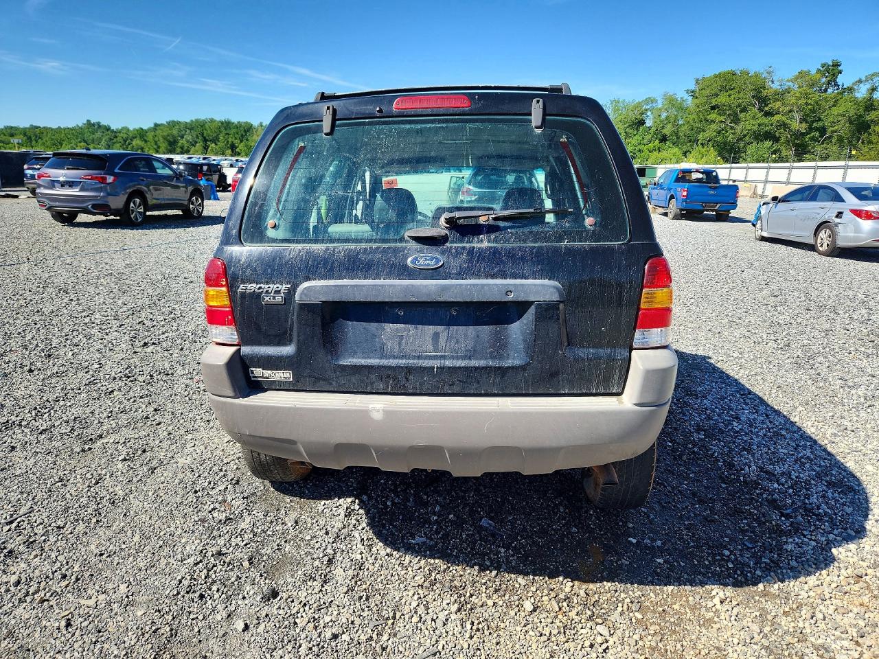 2001 Ford Escape Xls Black vin: 1FMYU021X1KF11942