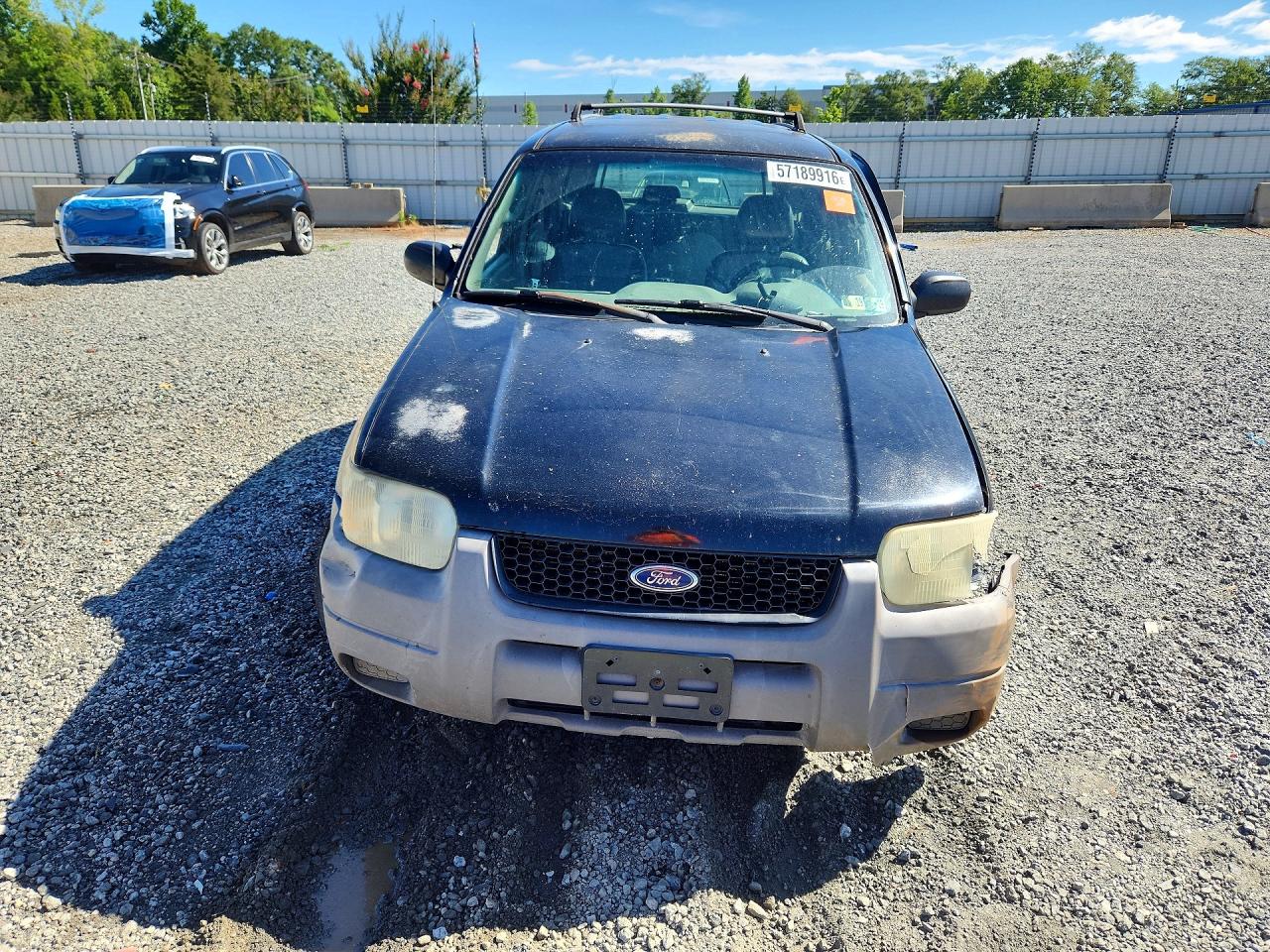 2001 Ford Escape Xls Black vin: 1FMYU021X1KF11942