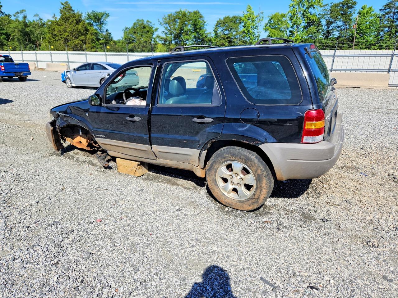 2001 Ford Escape Xls Black vin: 1FMYU021X1KF11942