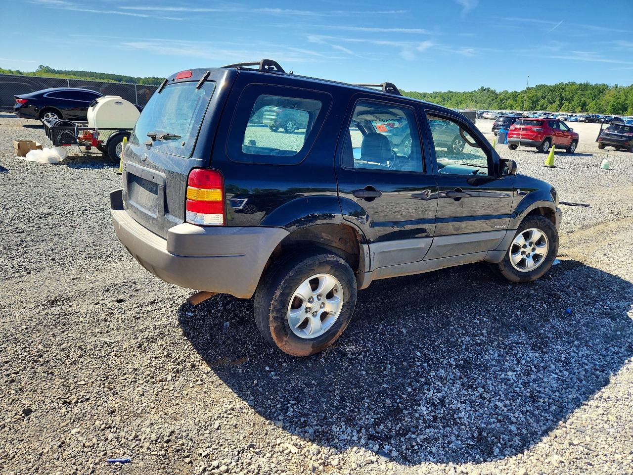 2001 Ford Escape Xls Black vin: 1FMYU021X1KF11942
