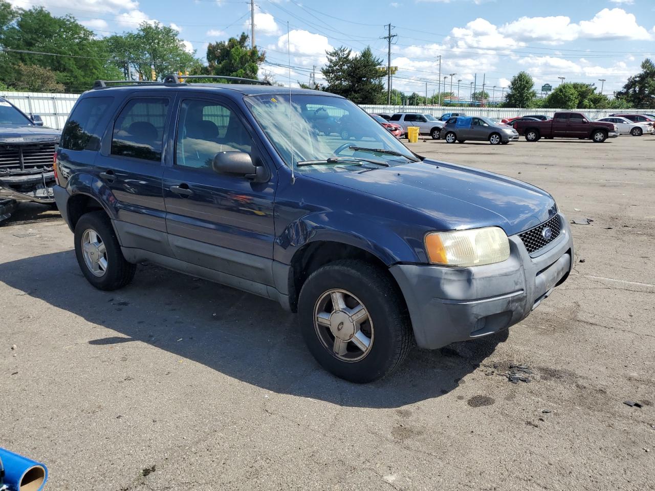 2003 Ford Escape Xls Blue vin: 1FMYU02BX3KC36200