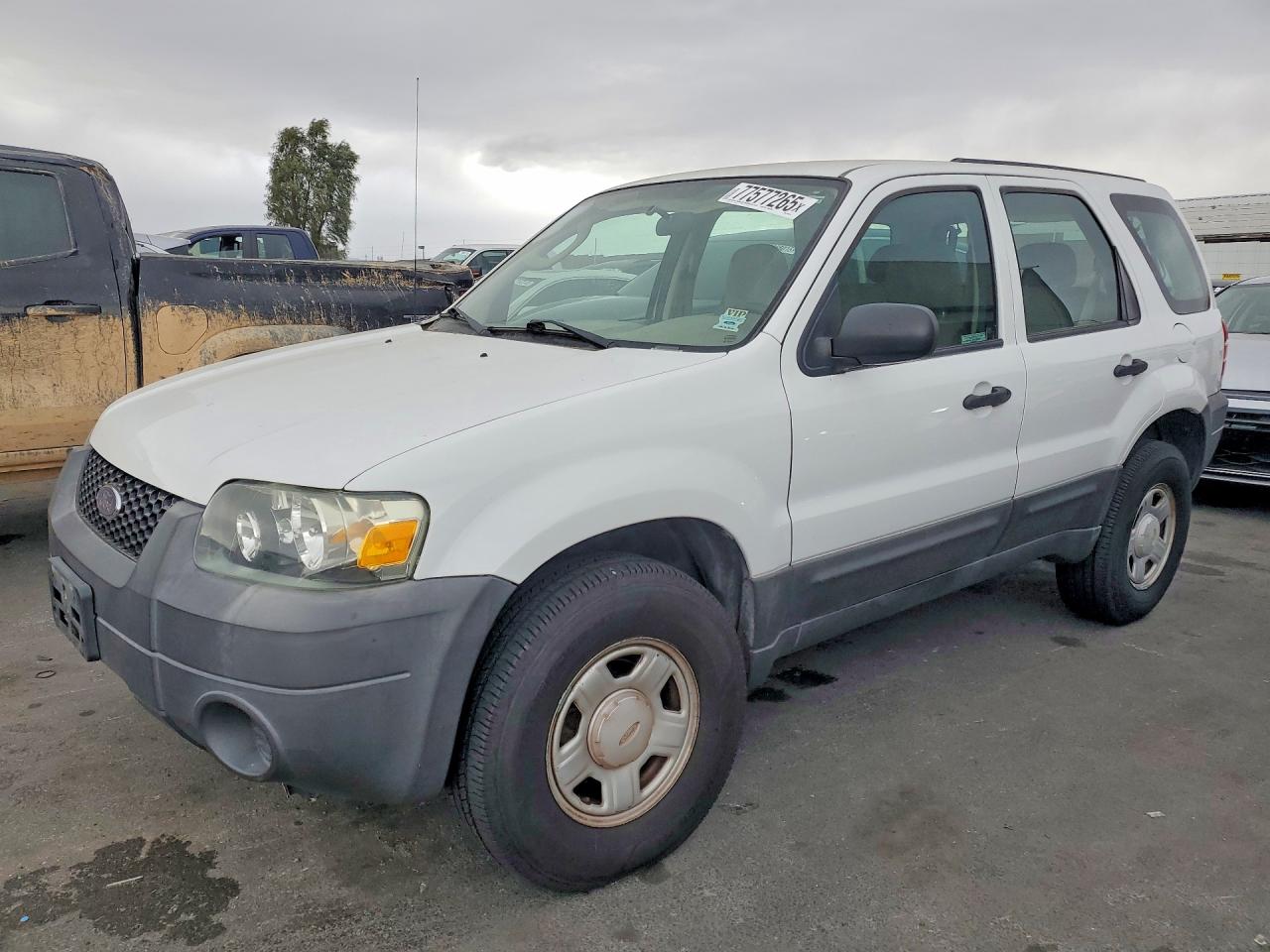 2006 Ford Escape Xls White vin: 1FMYU02Z06KA51574
