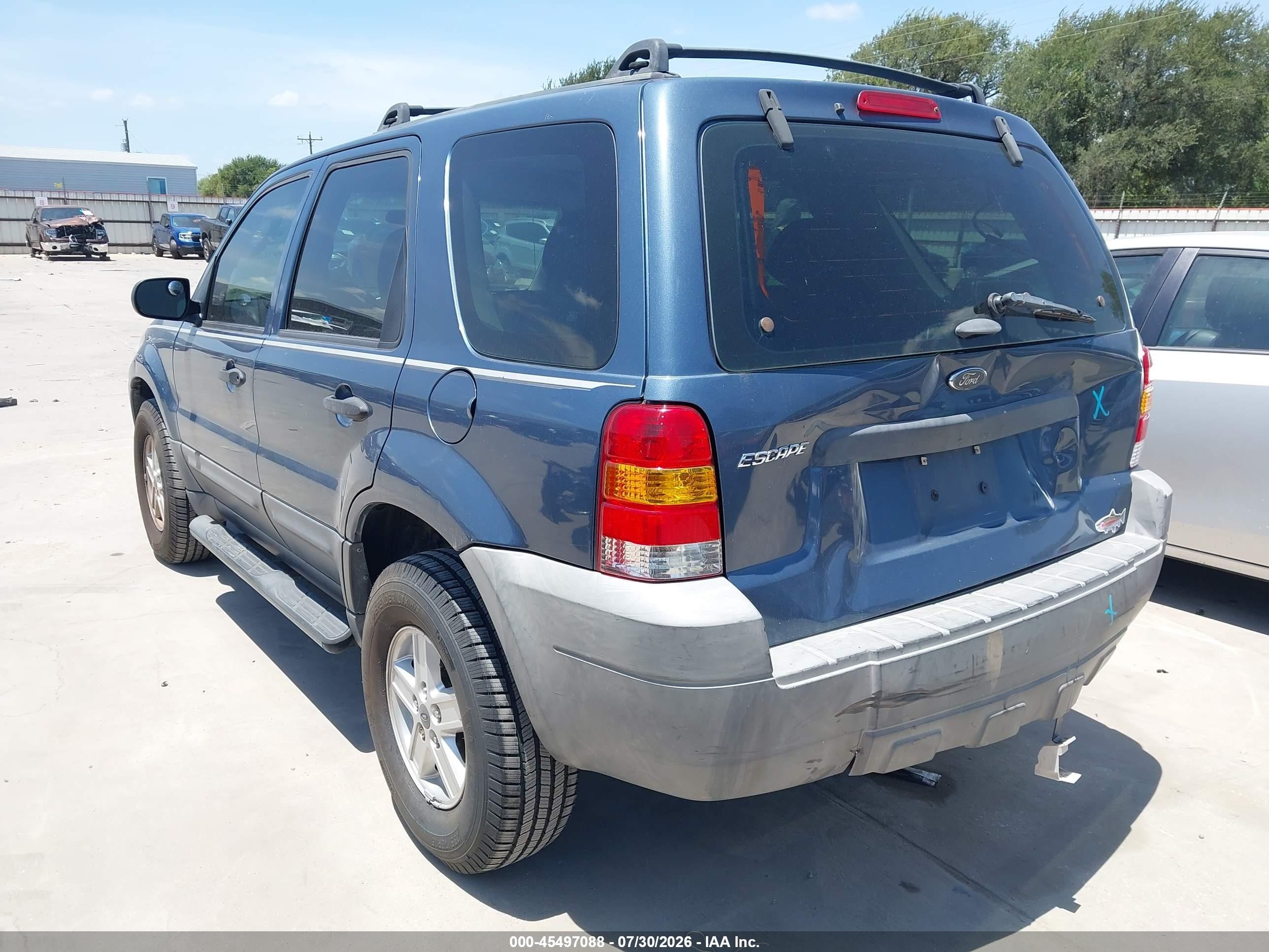 2005 Ford Escape Xls Teal vin: 1FMYU02Z15KA69662