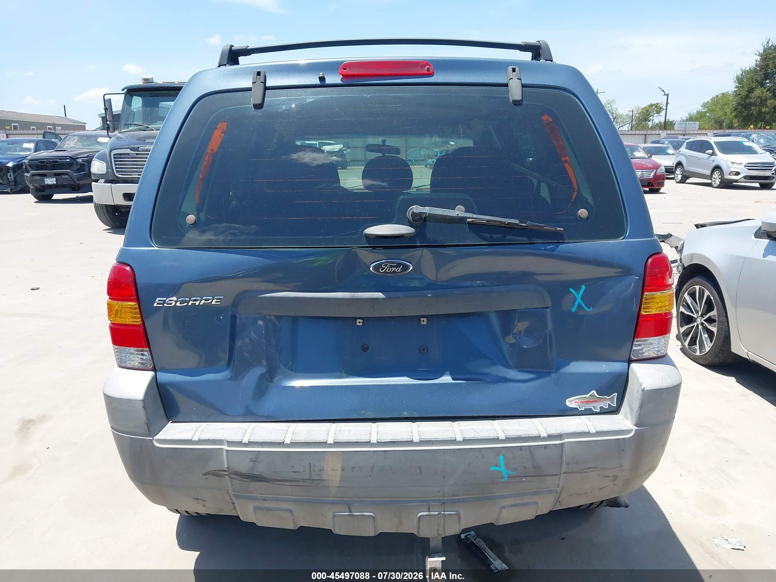 2005 Ford Escape Xls Teal vin: 1FMYU02Z15KA69662