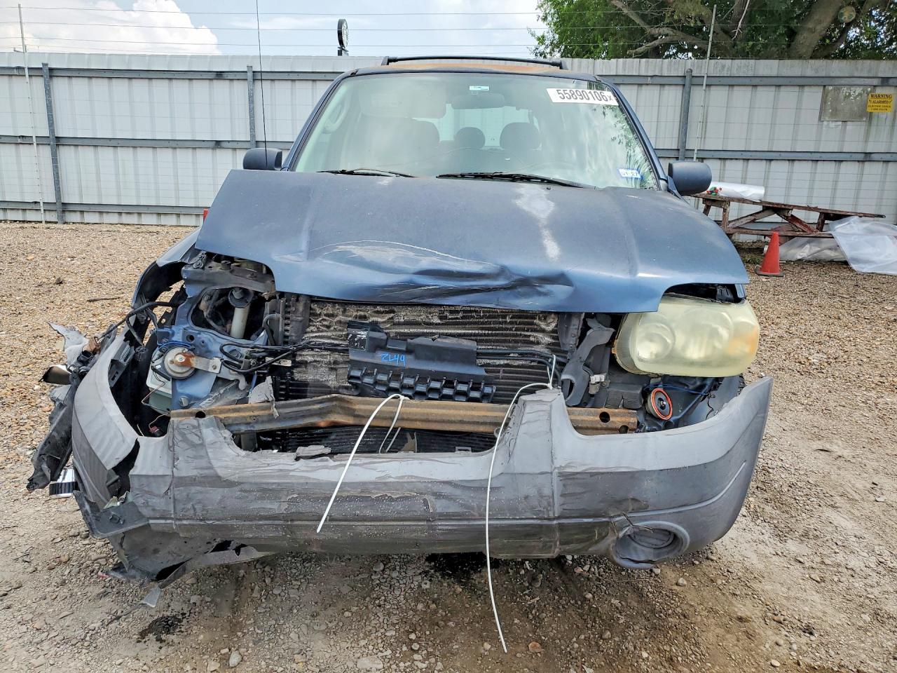 2006 Ford Escape Xls Blue vin: 1FMYU02Z16KA54242