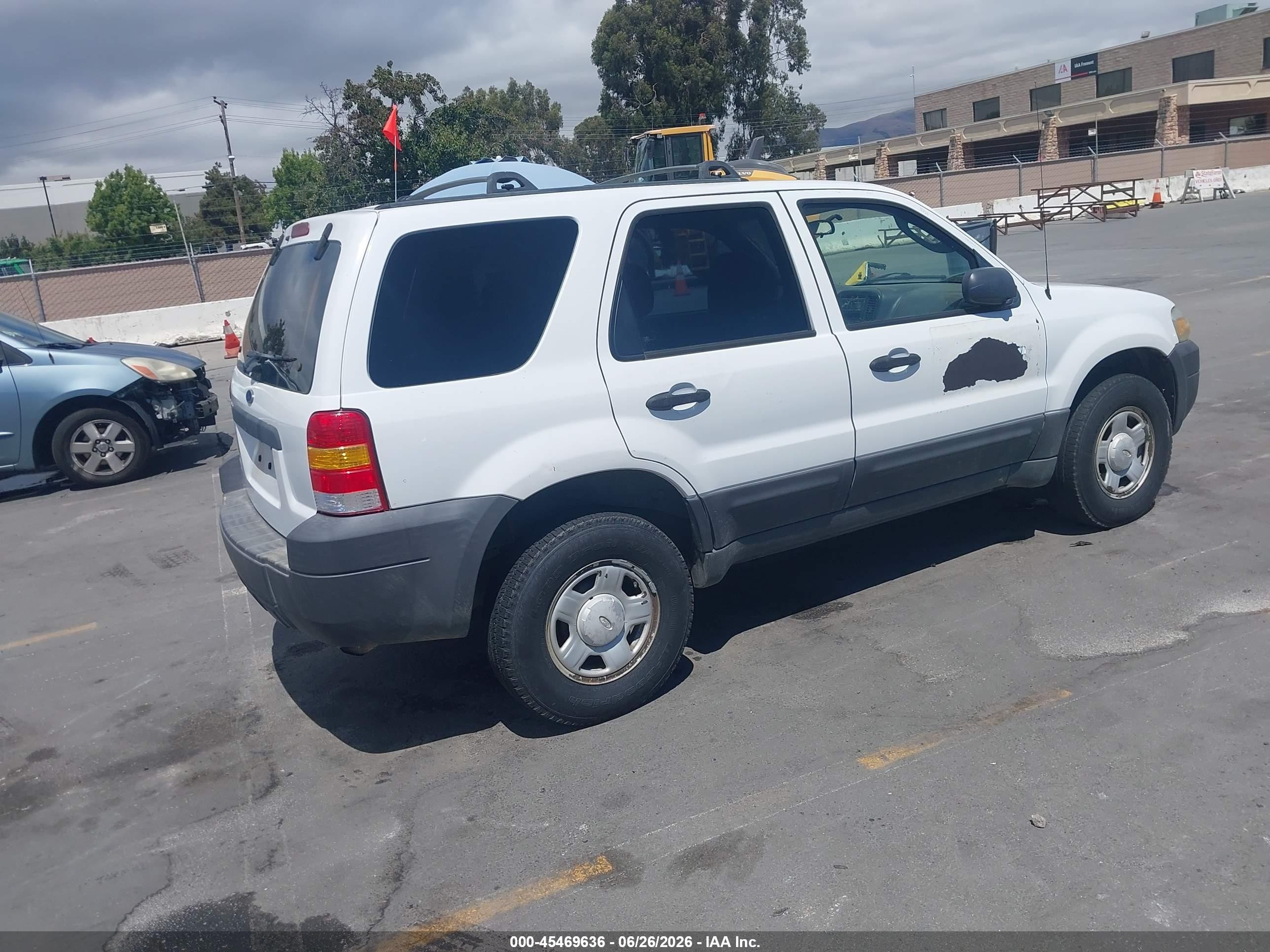 2006 Ford Escape Xls/xls Manual White vin: 1FMYU02Z26KB56424