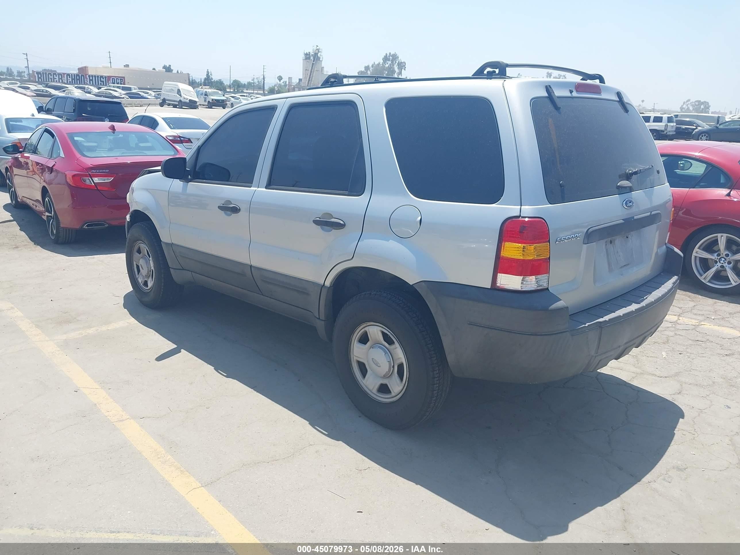 2007 Ford Escape Xls/xls Manual Silver vin: 1FMYU02Z27KA03236