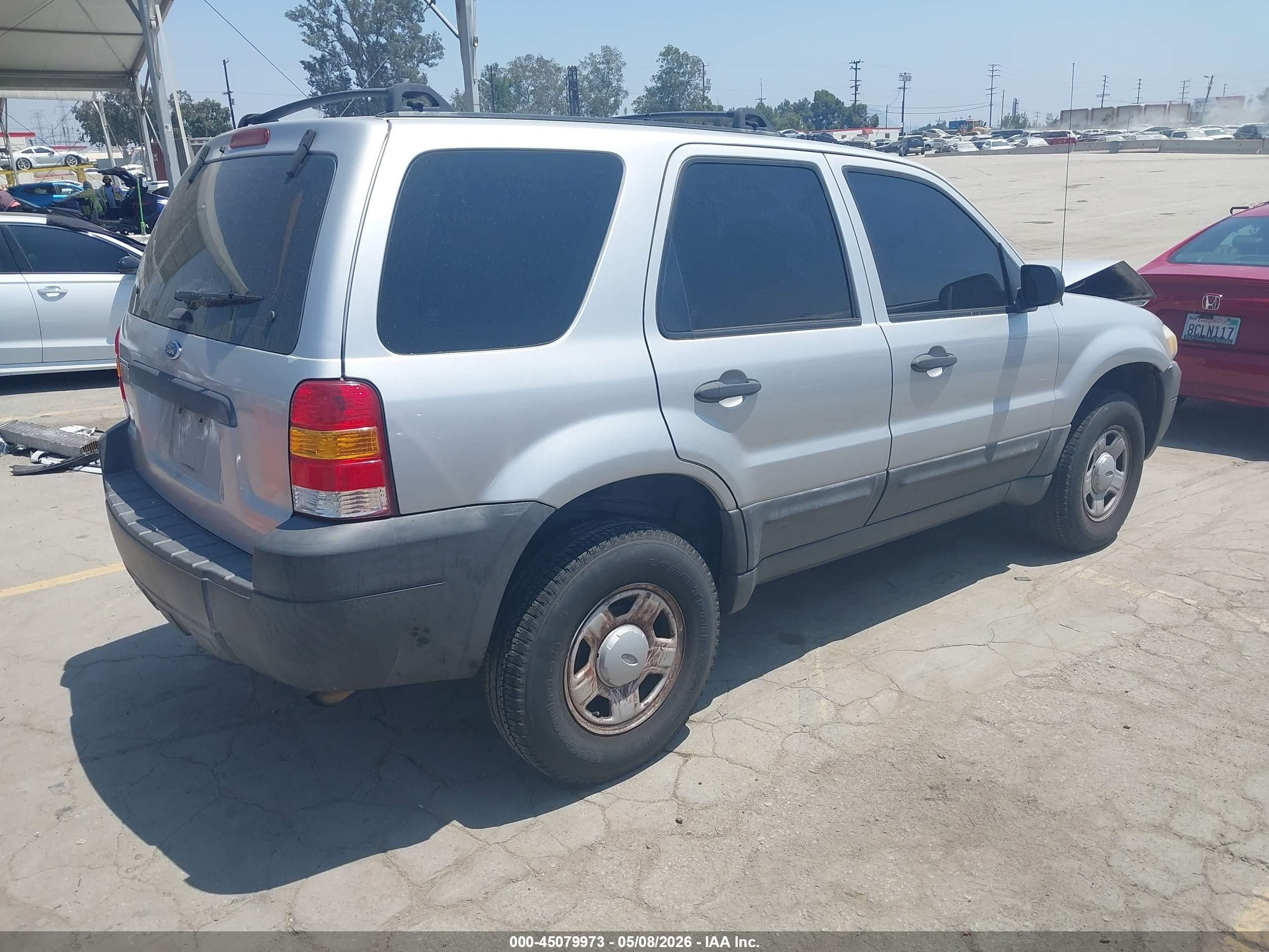 2007 Ford Escape Xls/xls Manual Silver vin: 1FMYU02Z27KA03236