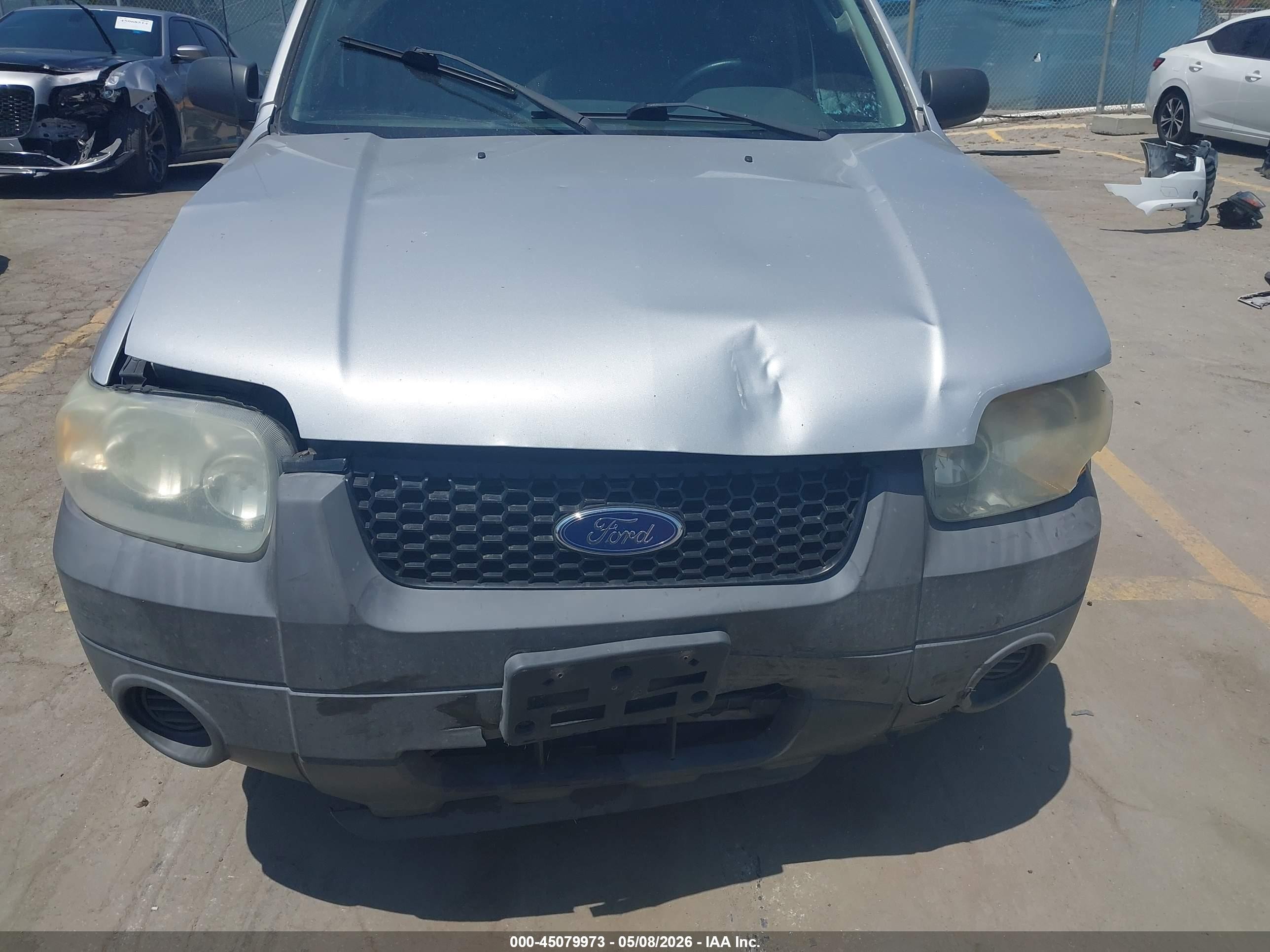 2007 Ford Escape Xls/xls Manual Silver vin: 1FMYU02Z27KA03236