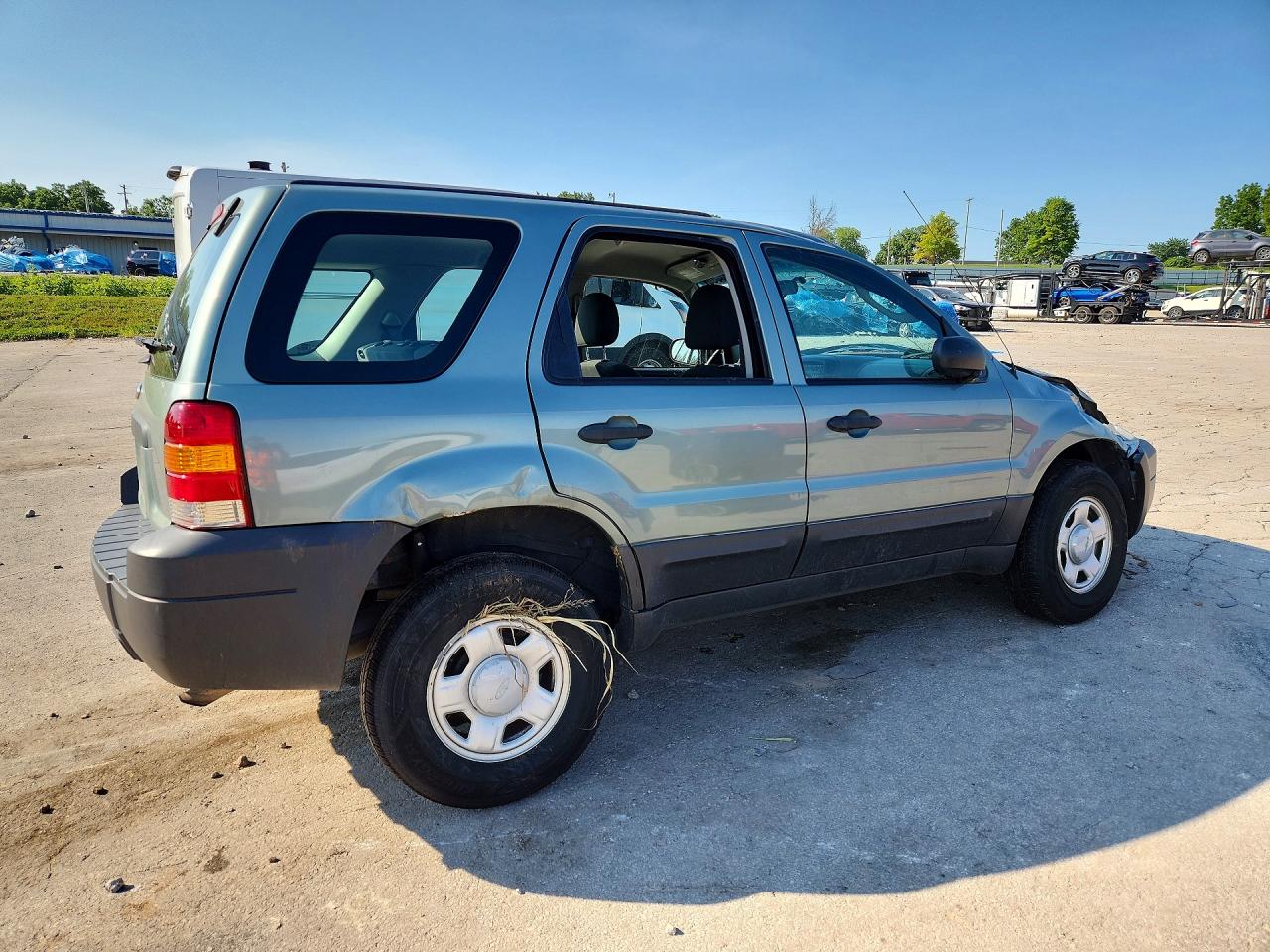 2007 Ford Escape Xls Teal vin: 1FMYU02Z27KA60410
