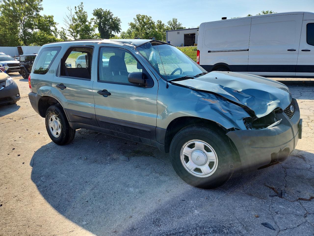 2007 Ford Escape Xls Teal vin: 1FMYU02Z27KA60410