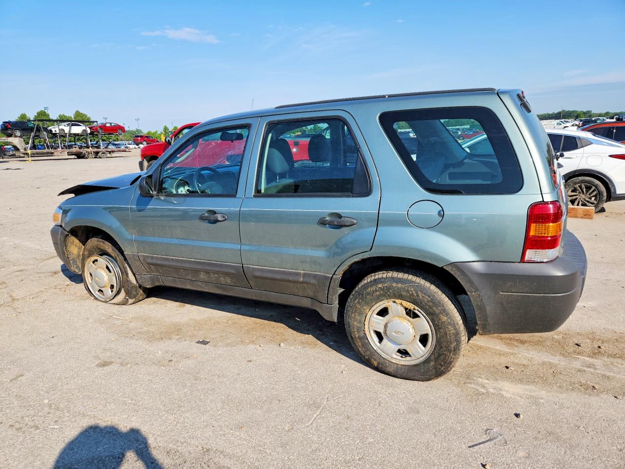 2007 Ford Escape Xls Teal vin: 1FMYU02Z27KA60410